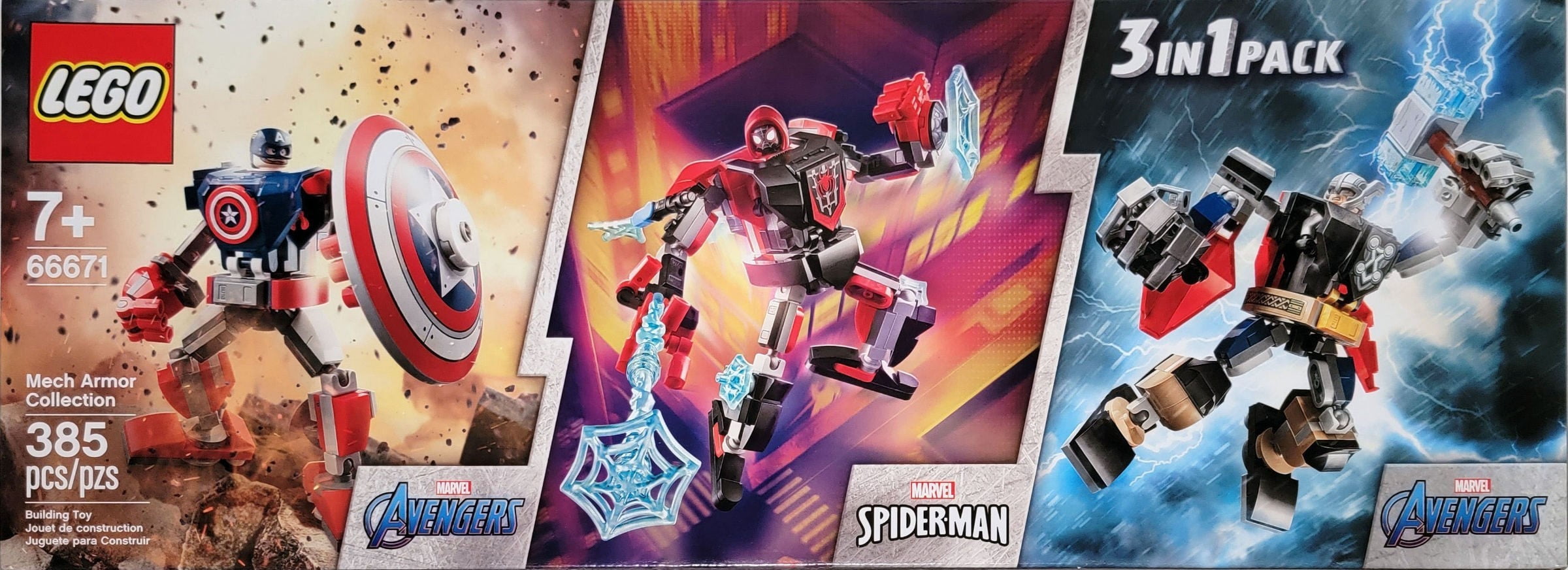 LEGO Super Heroes Marvel Tri-Pack: Thor, Captain America, & Spiderman