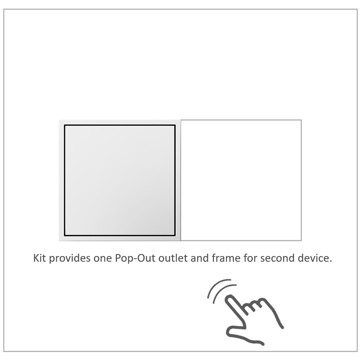 Legrand Arptr152g2 Adorne 15 Ampere Tamper-Resistant 2-Gang Pop-Out Electrical Outlet -