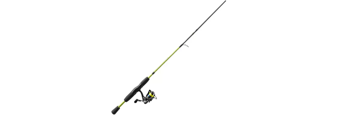 Lew's Crappie Thunder Spinning Reel and Fishing Rod Combo, 5-Foot 6-Inch Rod, Size 75 Reel, Green