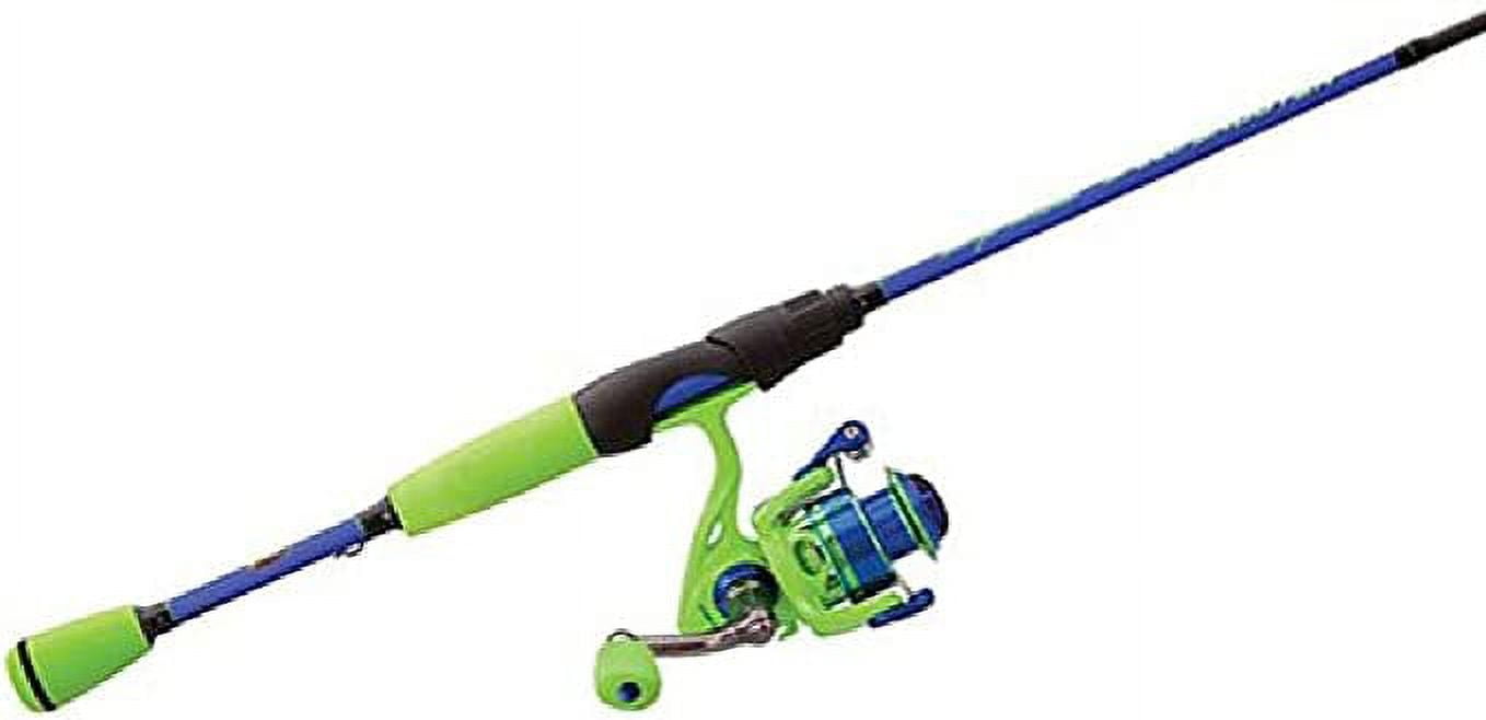 Lew's Crappie Thunder Spinning Reel and Fishing Rod Combo, 6-Foot 6-Inch Rod, Size 75 Reel, Green