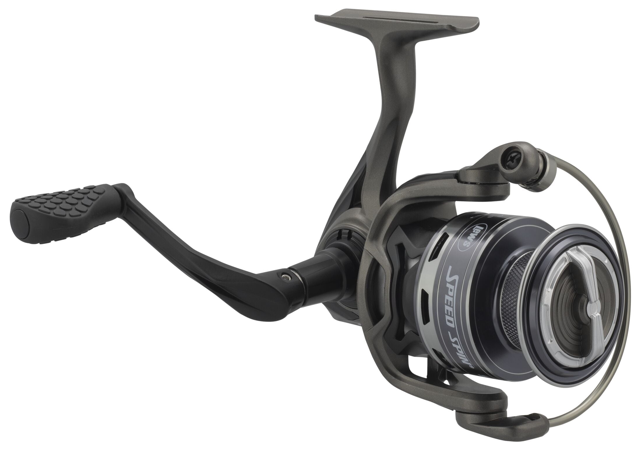 Lew's Speed Spin Spinning Fishing Reel, Size 10 Reel, Black