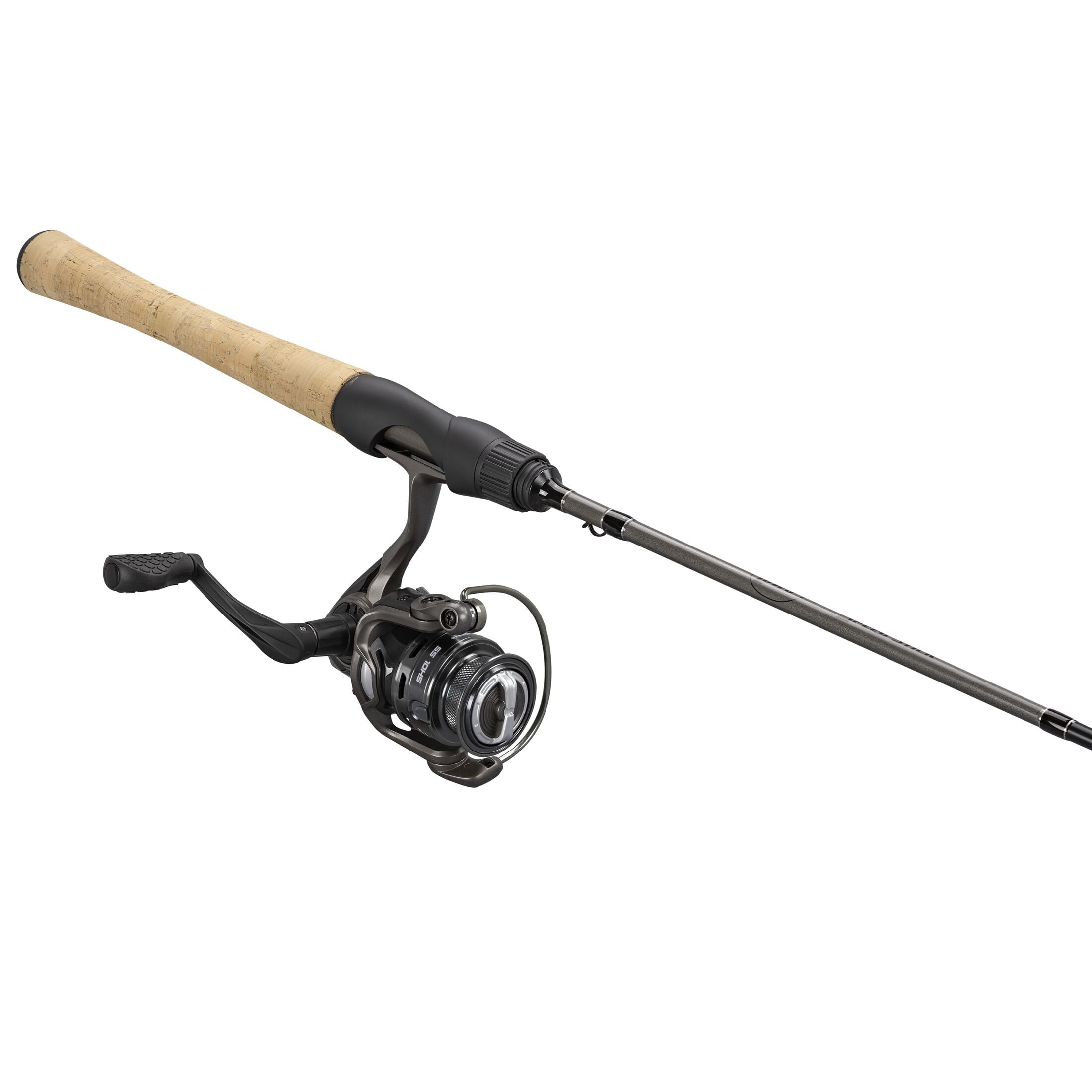 Lew's Speed Spin Spinning Reel and Fishing Rod Combo, 5-Foot 10-Inch Rod, Size 10 Reel, Black