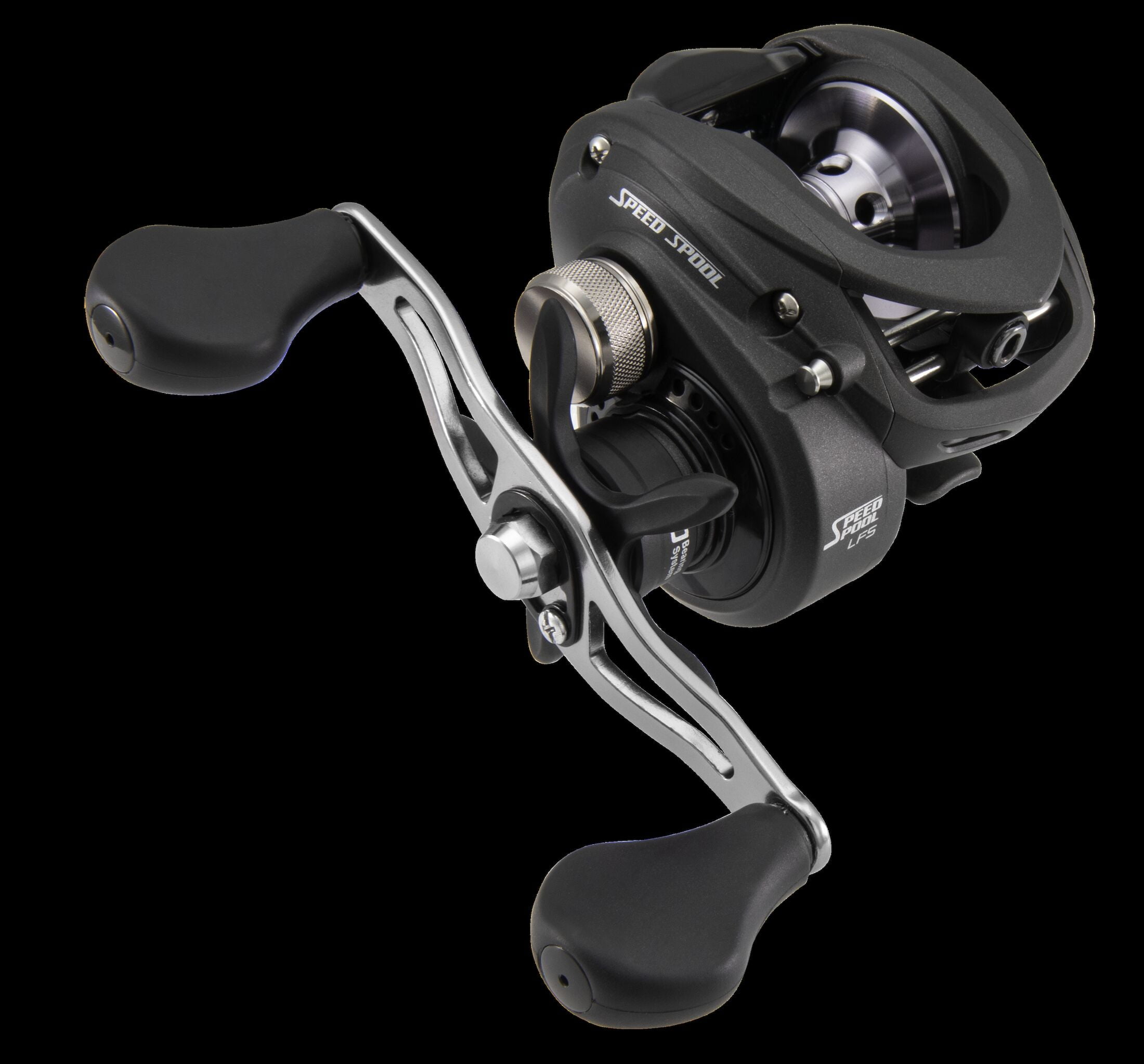 Lew's Speed Spool LFS Baitcast Fishing Reel, 8.3:1 Gear Ratio, Right-Hand Retrieve, Black