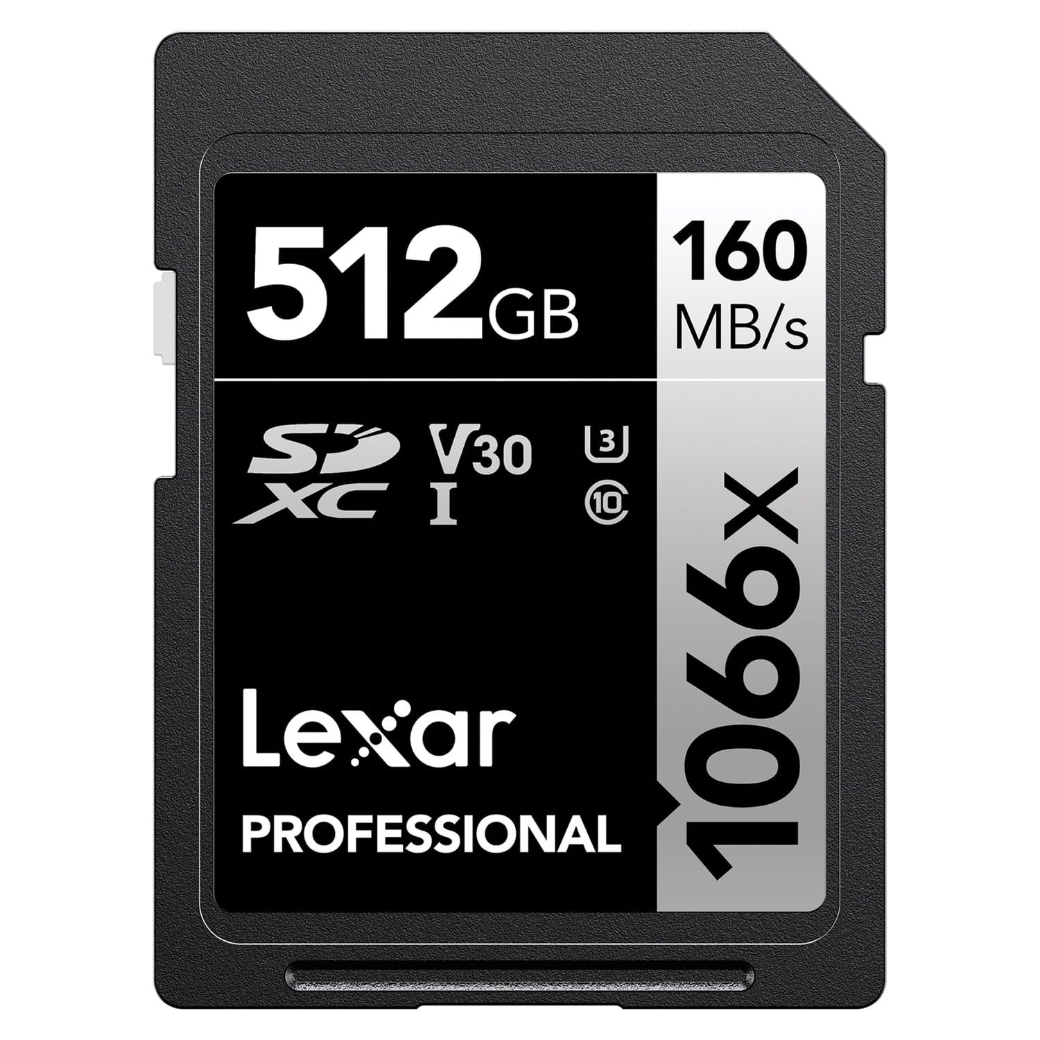 Lexar LSD1066512G-BNNNU Professional SILVER Series 1066x SDXC UHS-I Card (512 GB)