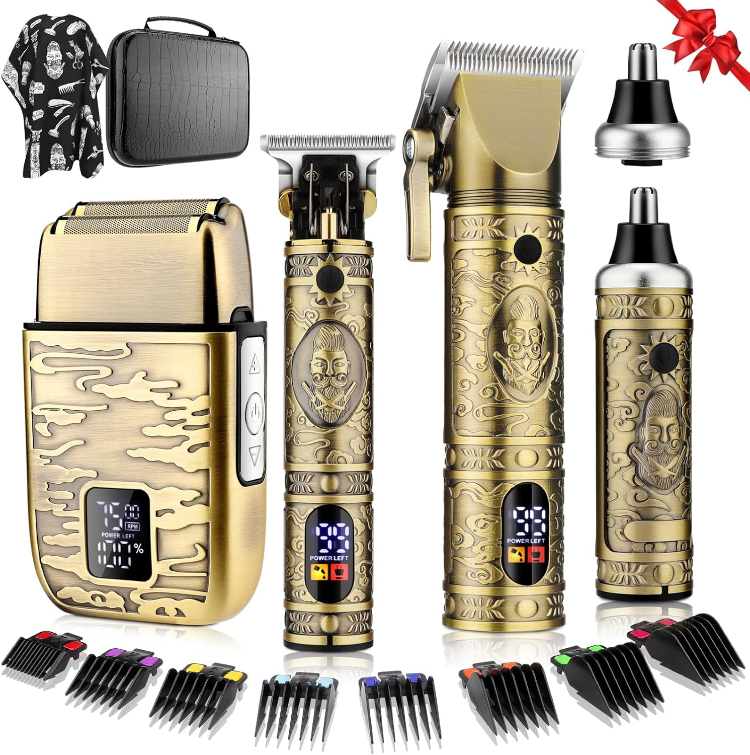 Lemulegu Cordless Hair Clippers and Trimmer Sets - The Perfect Gift for Men's Grooming