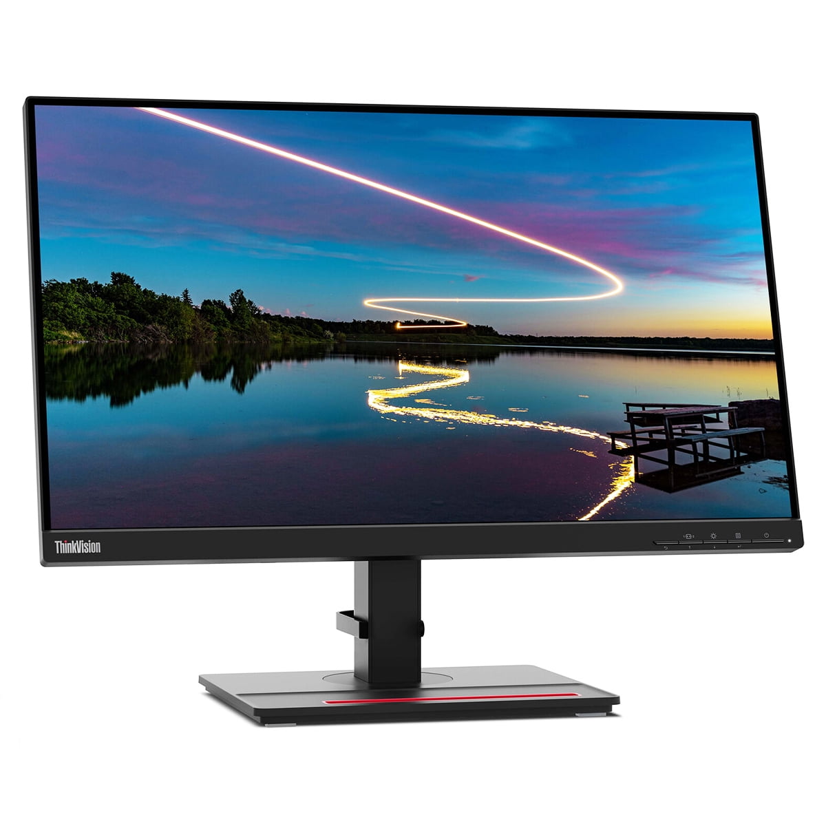Lenovo ThinkVision T24m-20 23.8" 16:9 Full HD IPS WLED LCD Monitor, Raven Black