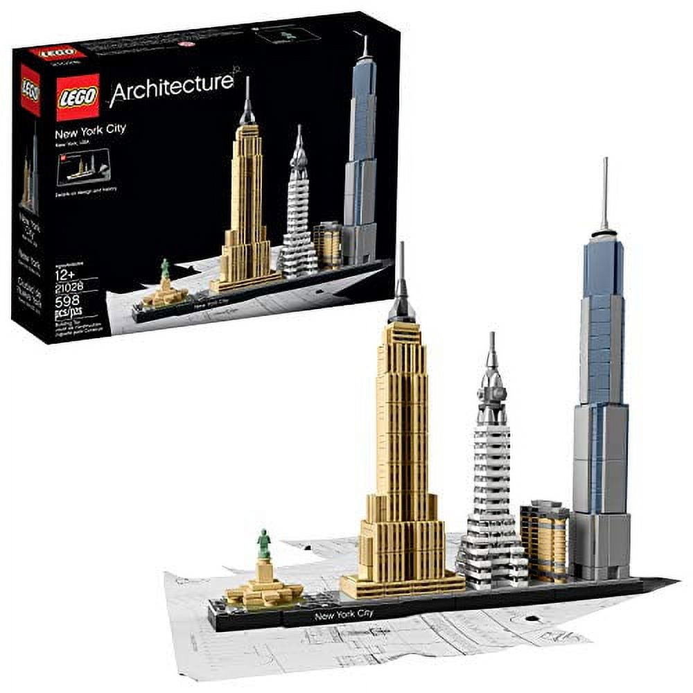 LEGO Architecture: New York City - 598 Piece Building Kit [LEGO, #21028, Ages 12+]