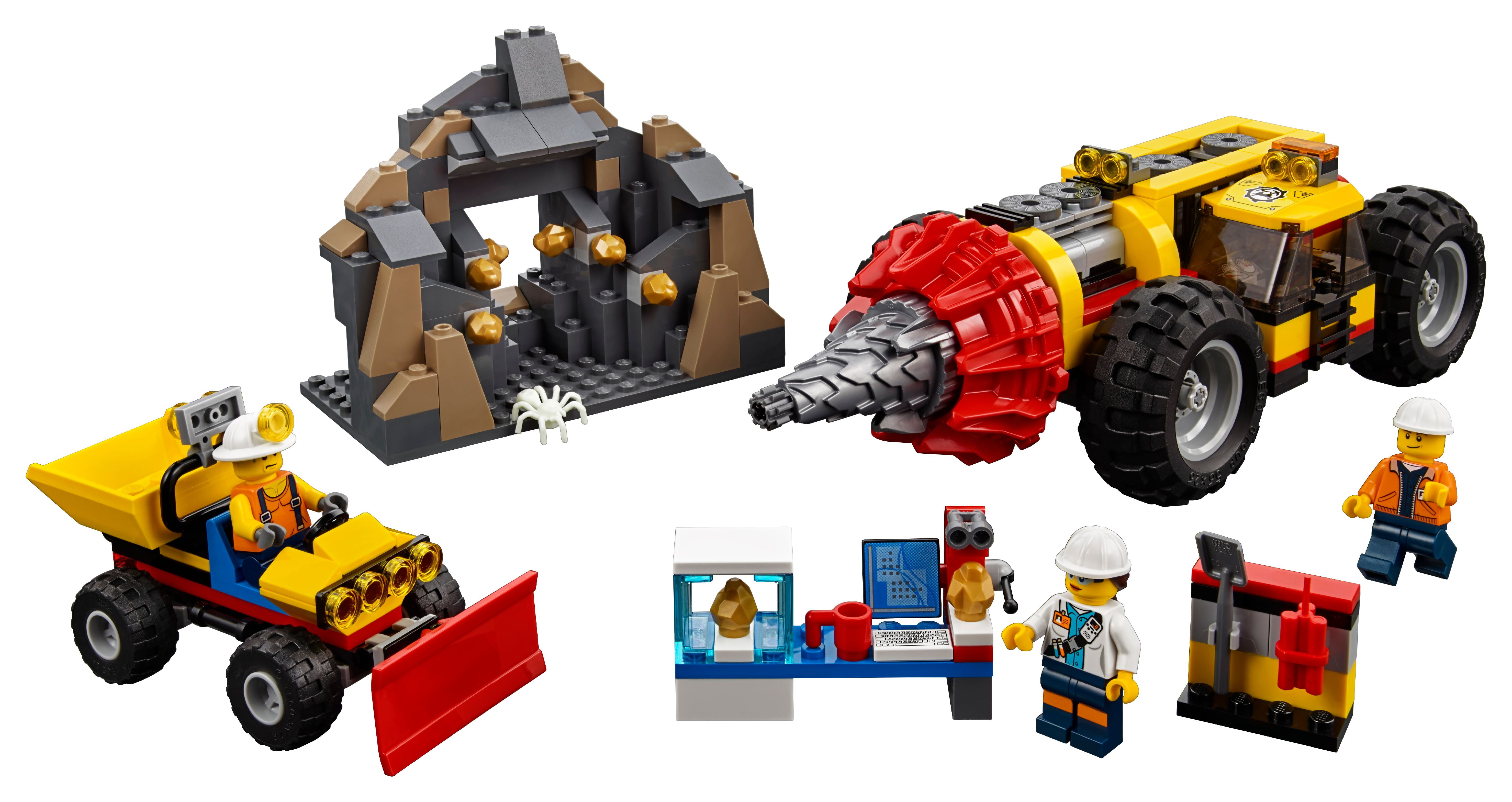 LEGO City Mining Heavy Driller 60186 Building Set (294 Pieces)