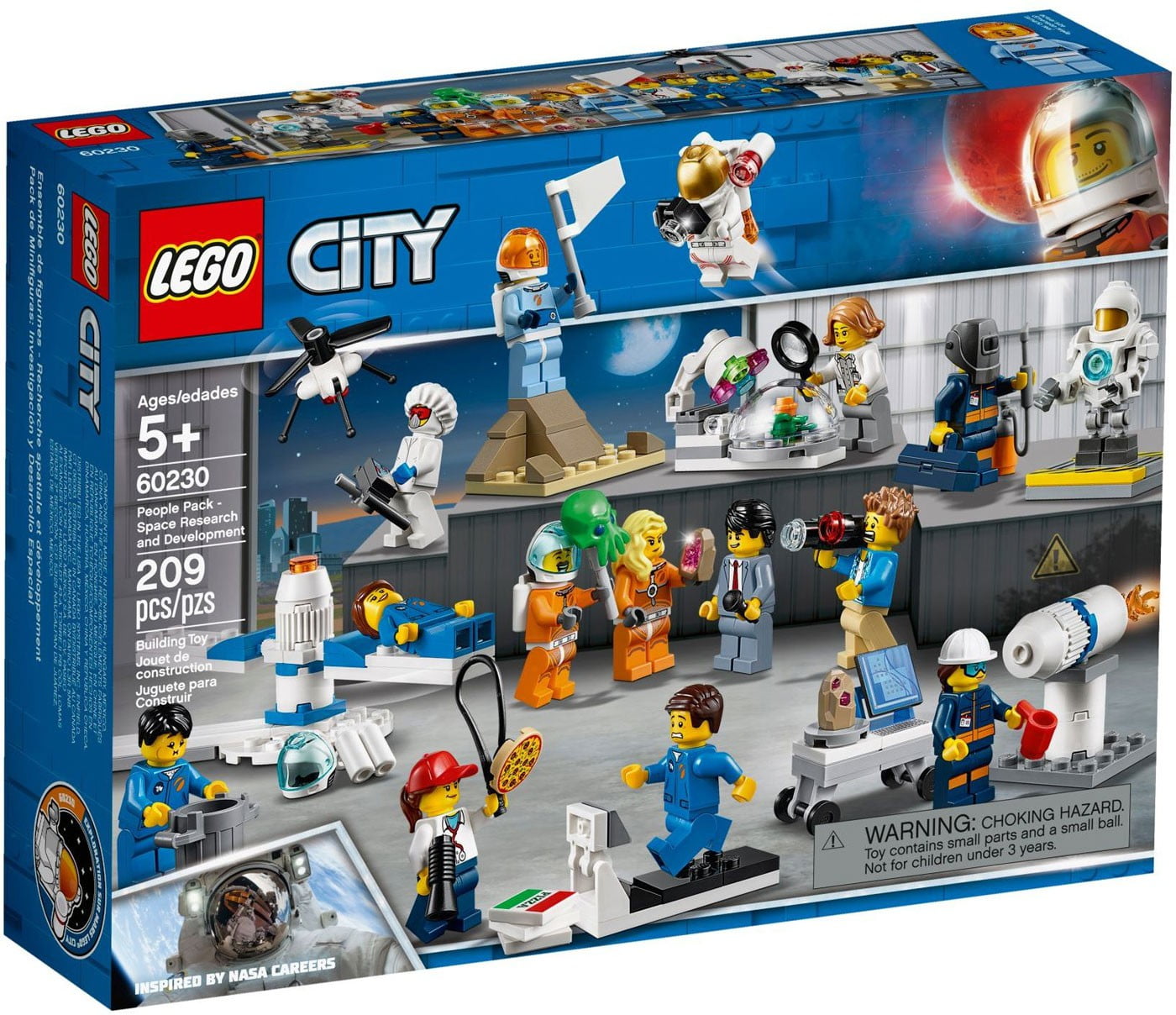 LEGO City People Pack - Space Research and Development 60230 Building Set (209 Pieces)