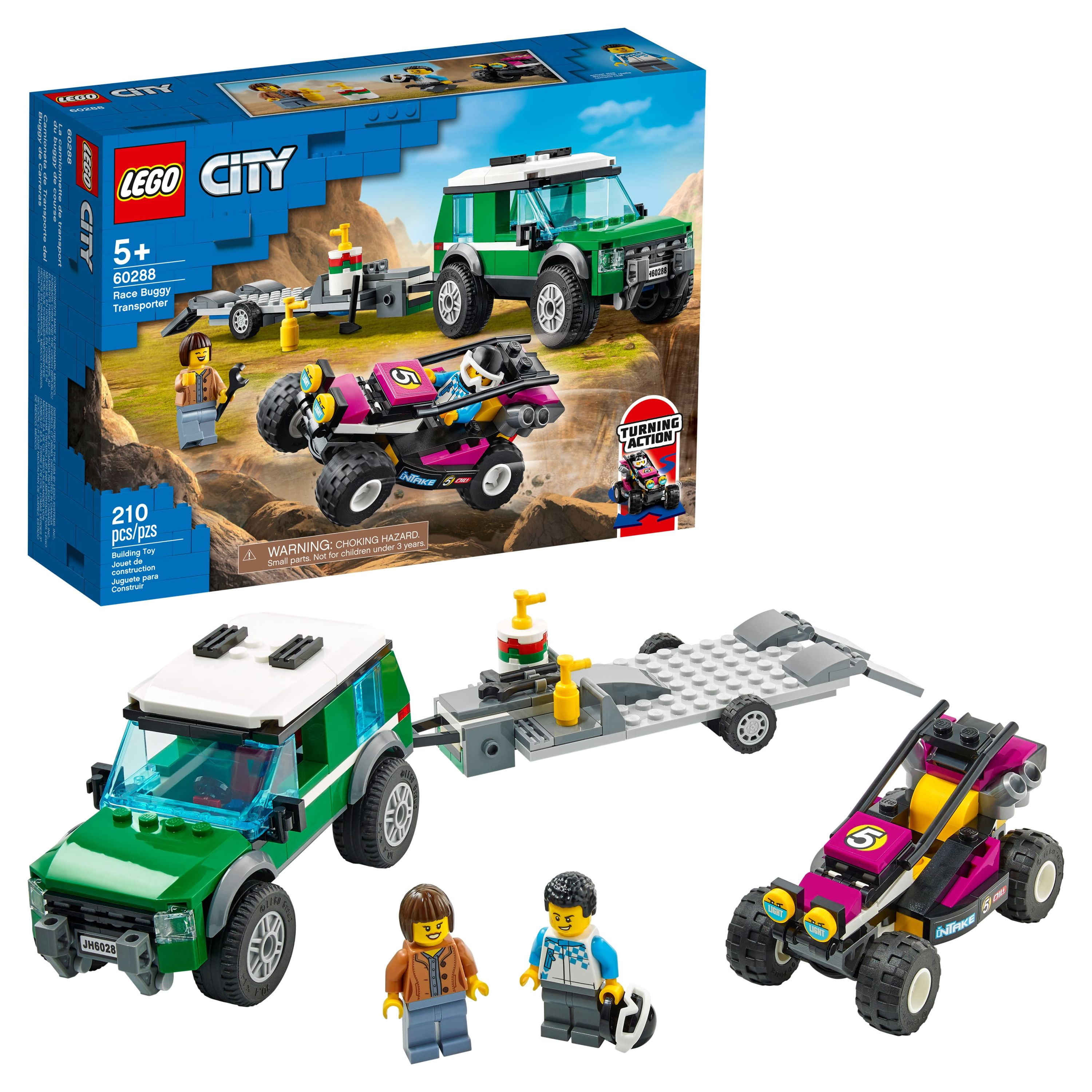 LEGO City Race Buggy Transporter 60288 Fun Building Toy for Kids (210 Pieces)