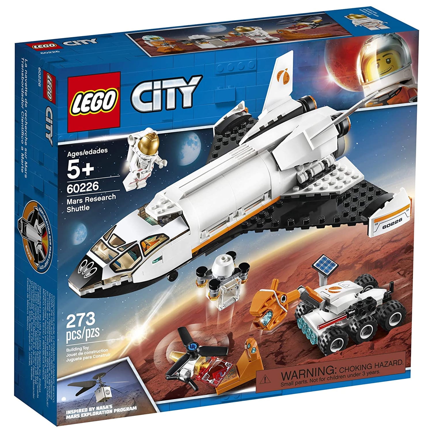 LEGO City Space Mars Research Shuttle 60226 Space Shuttle Building Kit
