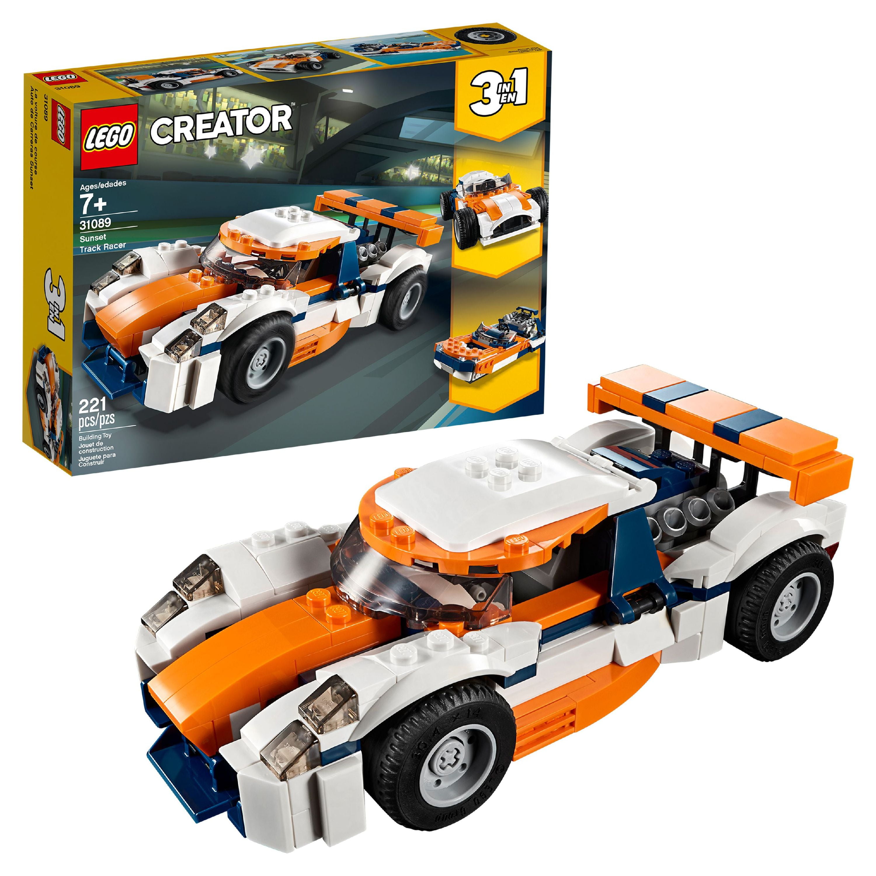 LEGO Creator 3in1 Sunset Track Racer 31089 Race Car Building Set