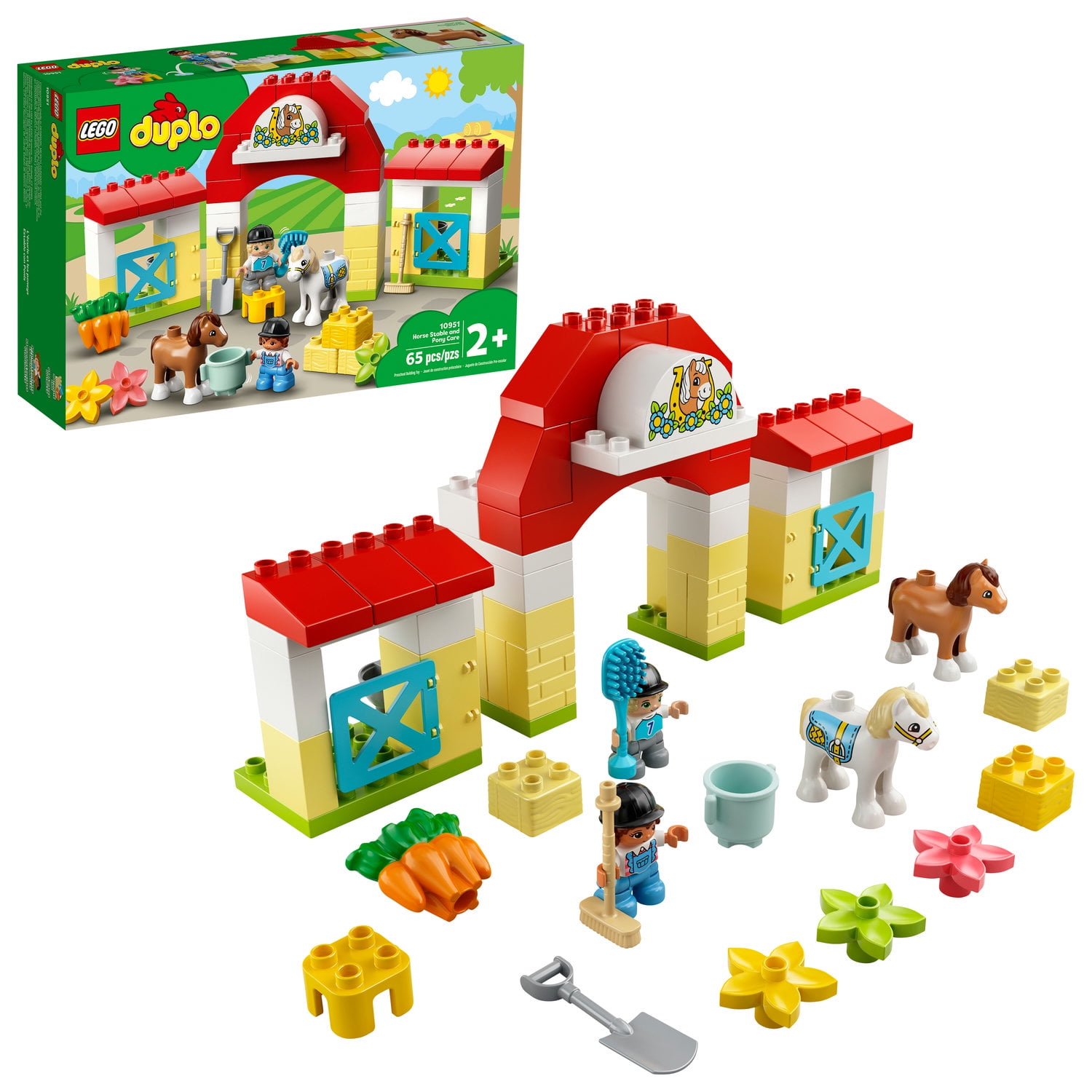 LEGO® DUPLO® Town Horse Stable and Pony Care 10951, New 2021 (65 Pieces)