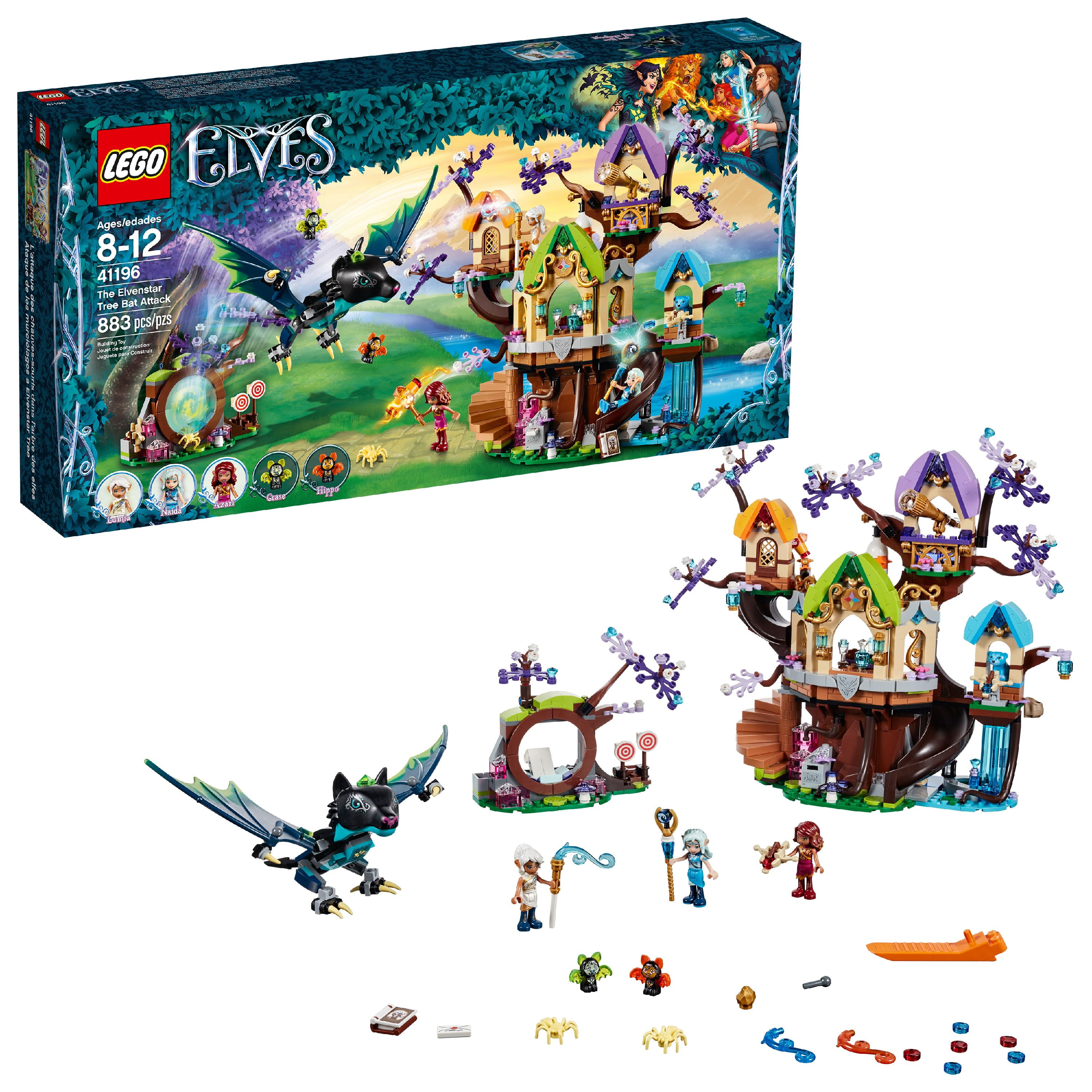 LEGO Elves The Elvenstar Tree Bat Attack 41196 (883 Pieces)