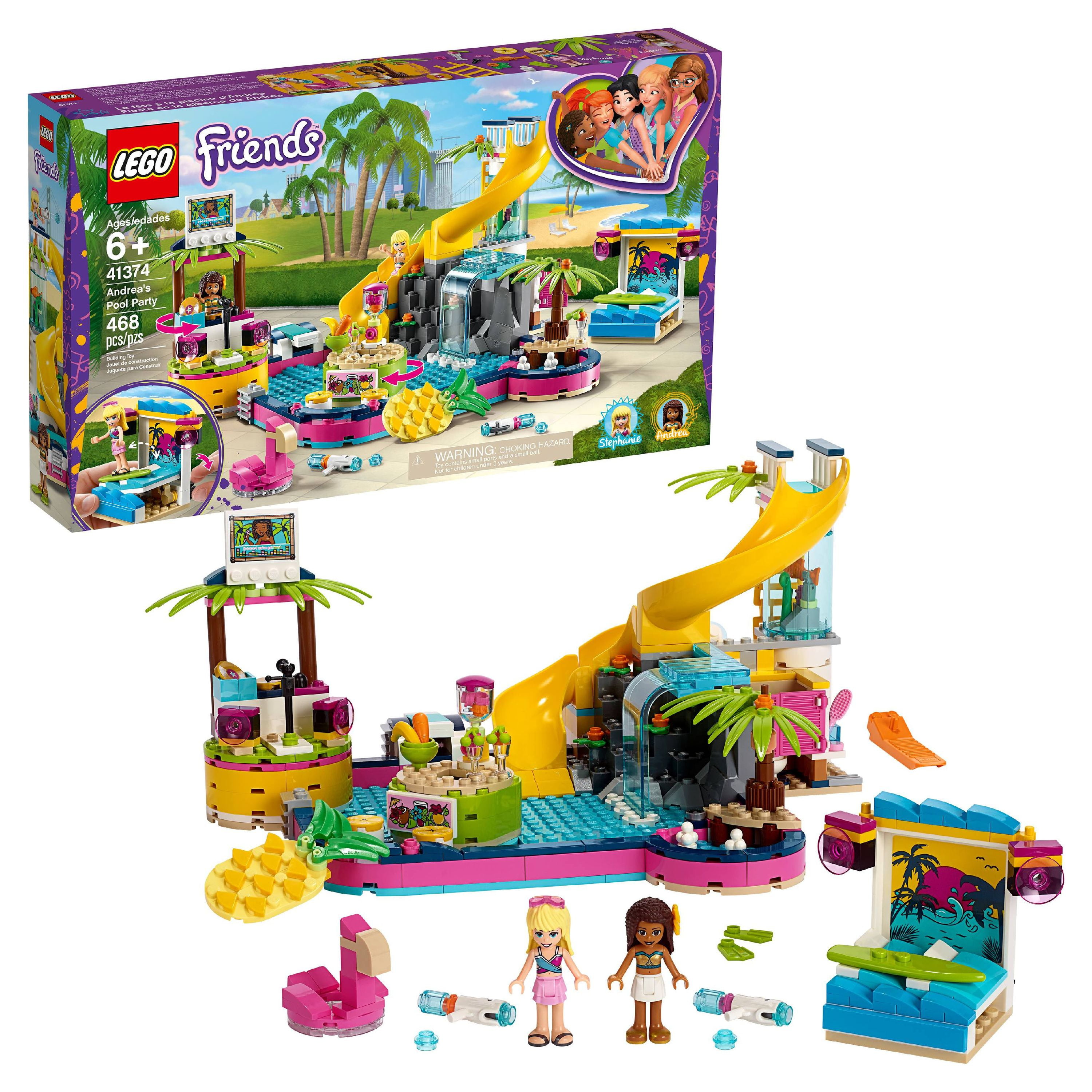 LEGO Friends Andrea's Pool Party 41374 Building Set with Mini Dolls