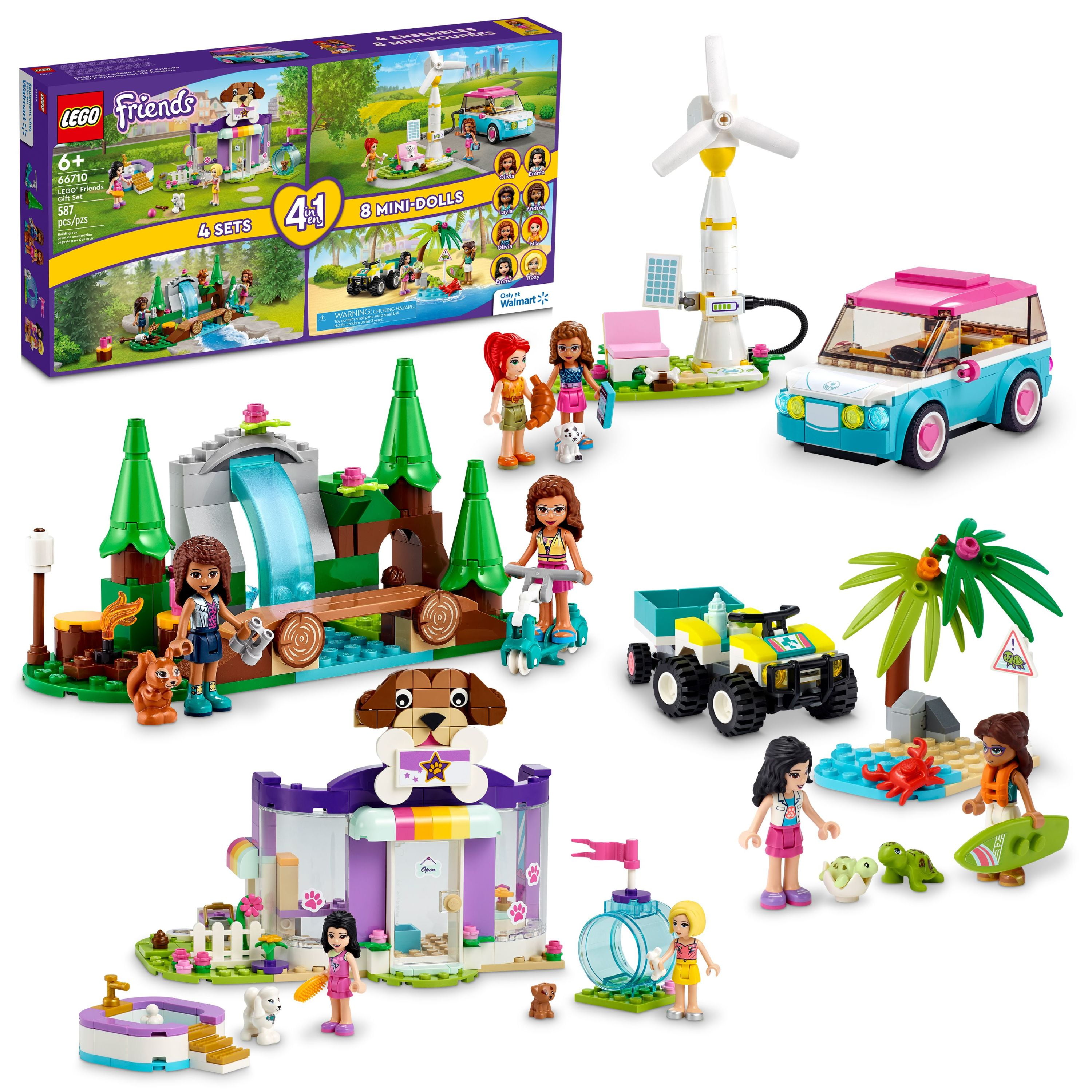 LEGO Friends 66710 4-in-1 Building Toy Gift Set For Kids, Boys, and Girls (587 pieces)