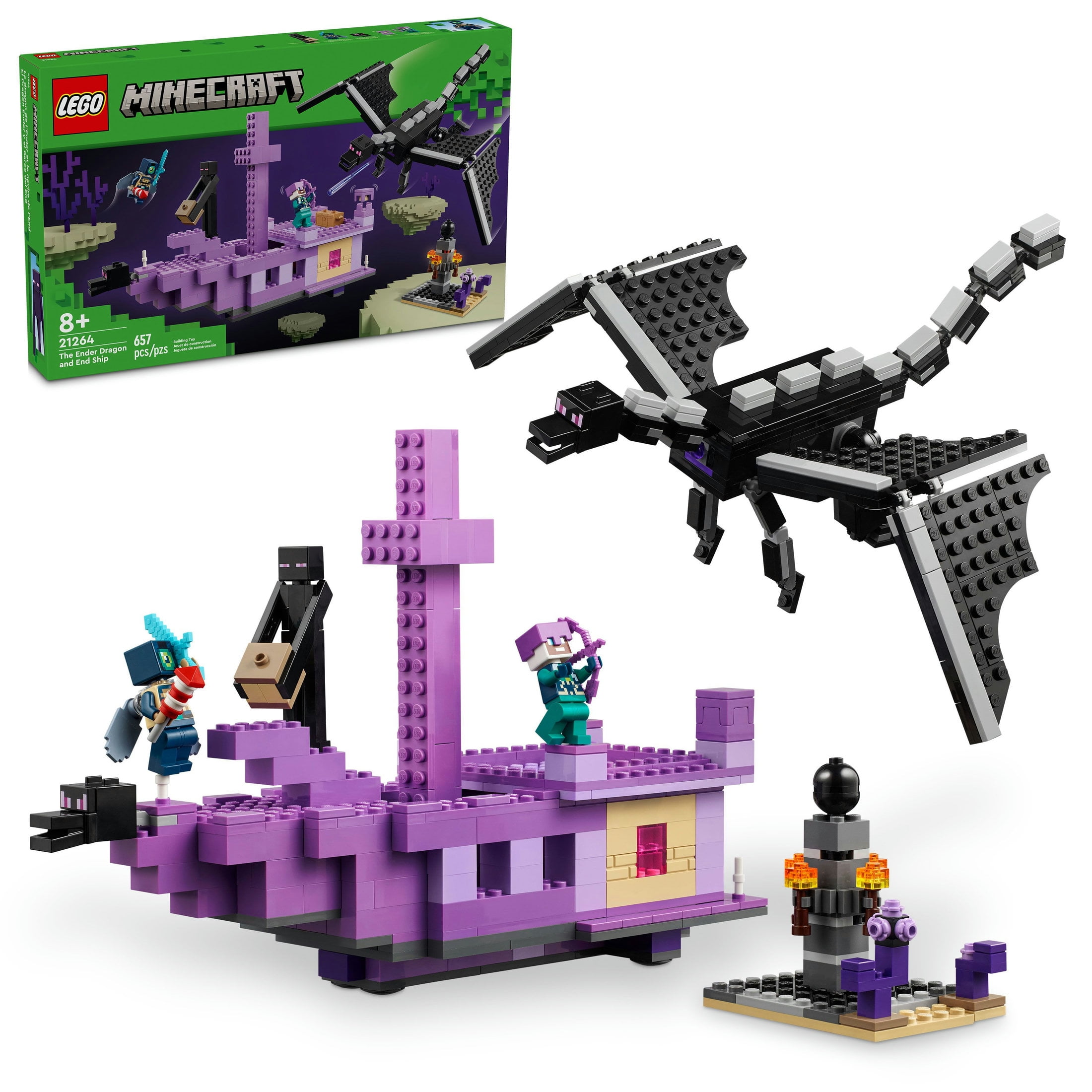 LEGO Minecraft The Ender Dragon and End Ship 21264