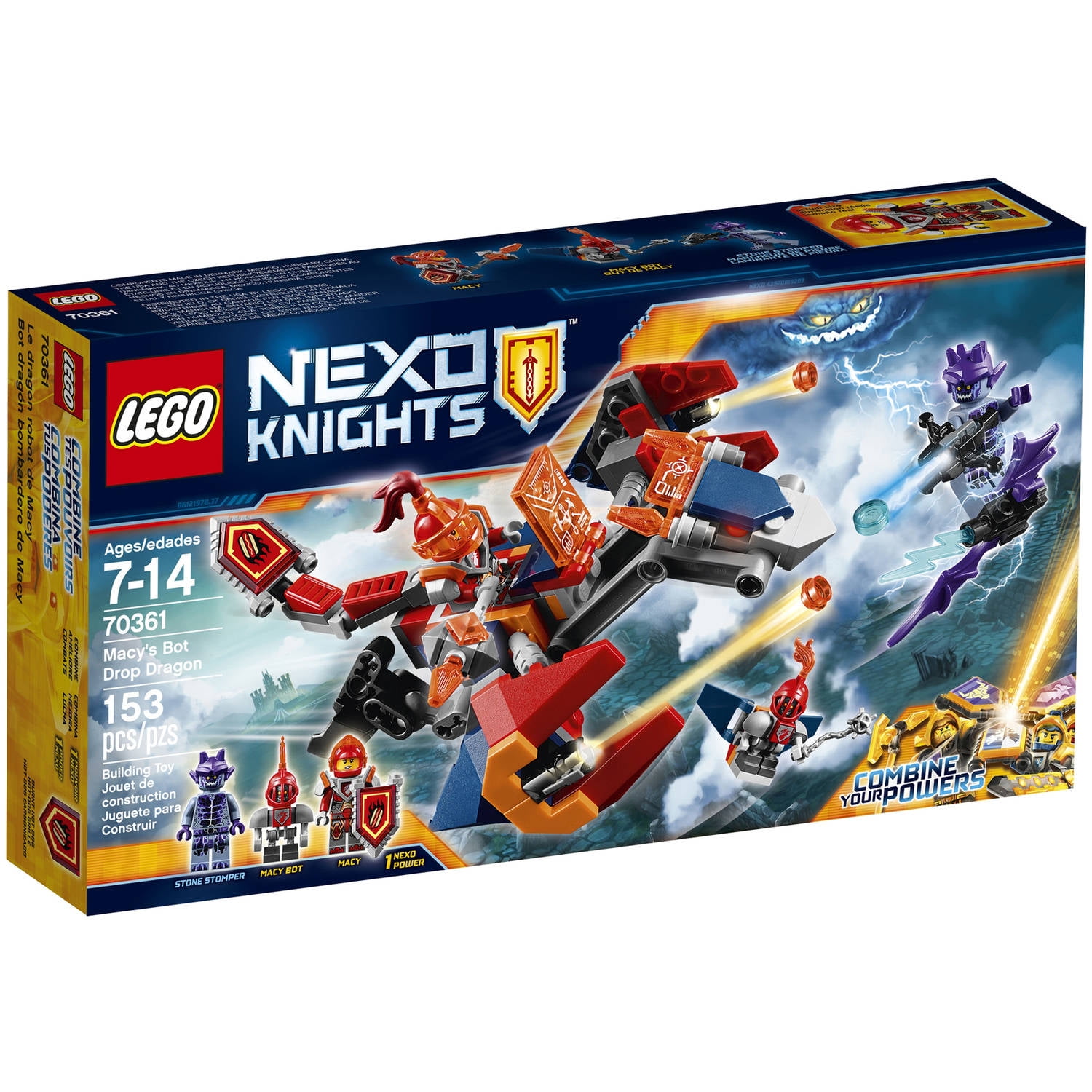 LEGO Nexo Knights Macy's Bot Drop Dragon 70361