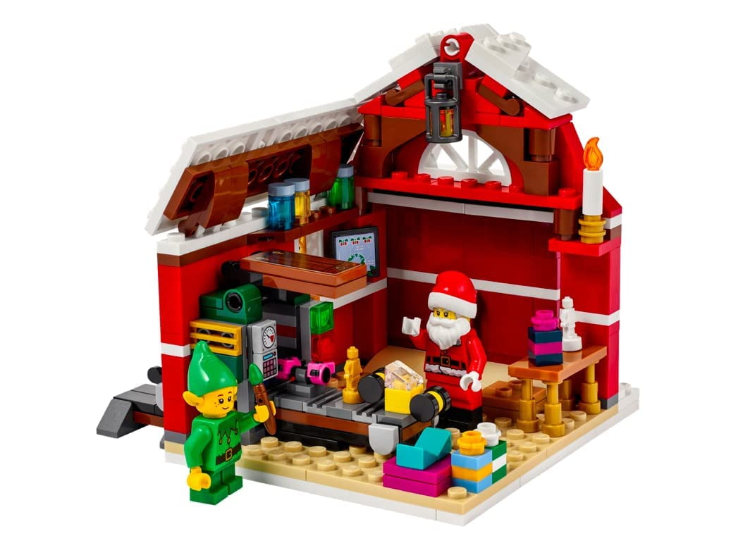LEGO Seasonal Santa Claus Workshop Interlocking Block Building Sets