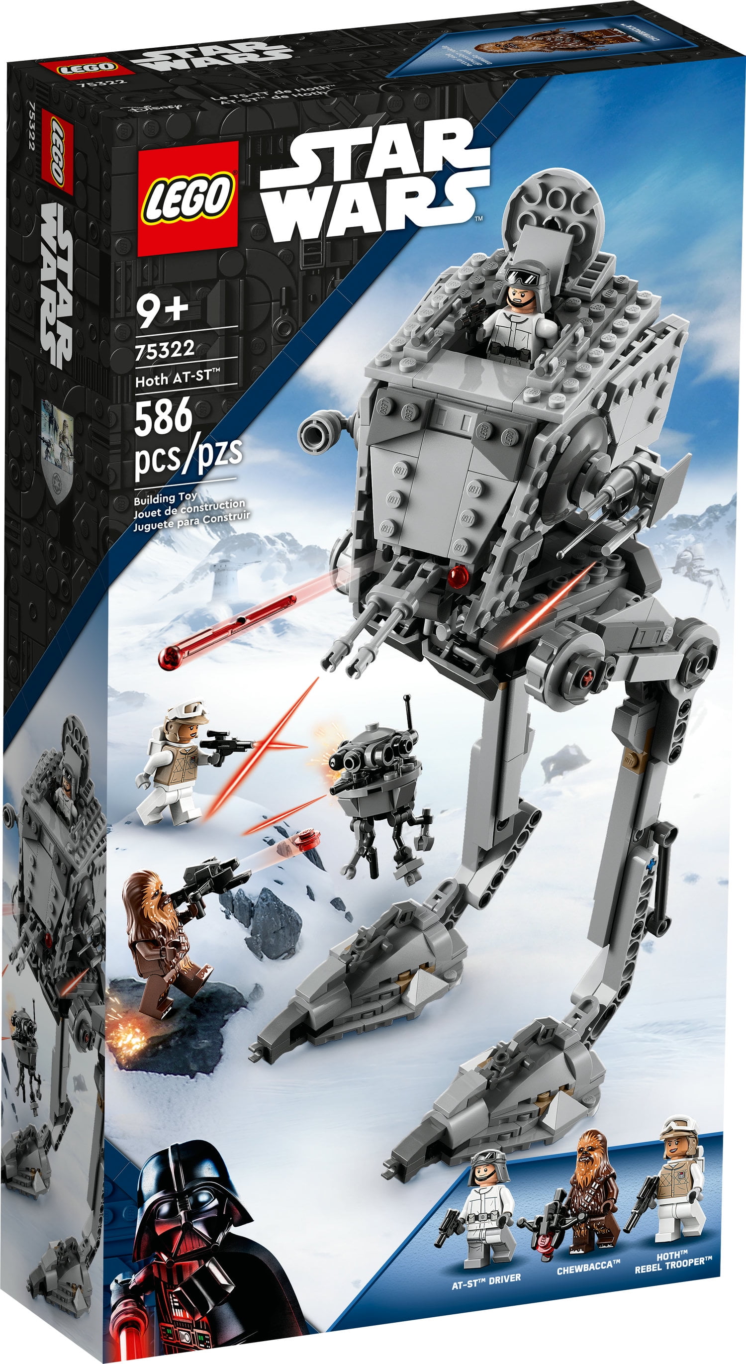 LEGO 75322 Star Wars Hoth AT-ST 75322 Toy Building Kit (586 Pieces)