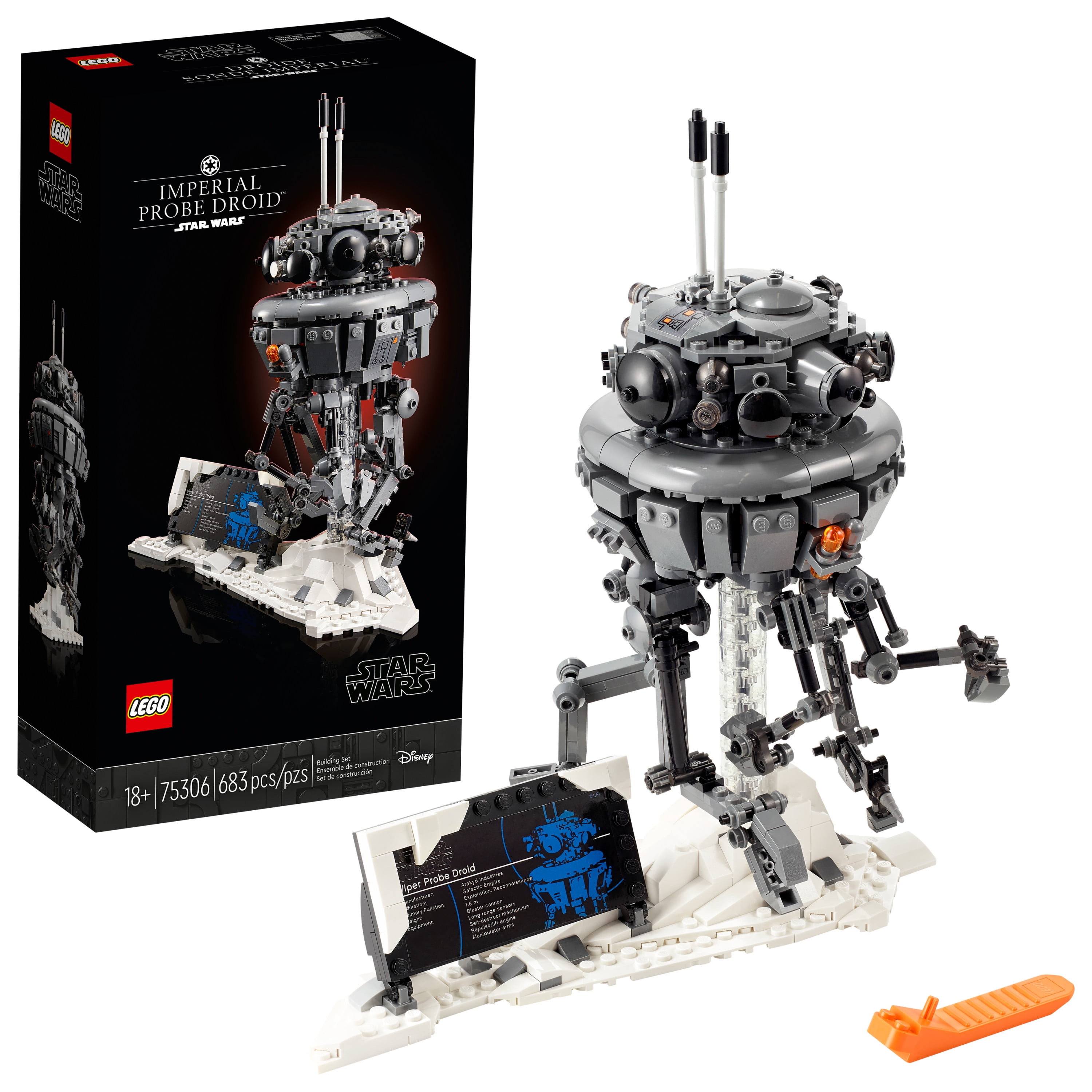 LEGO Star Wars Imperial Probe Droid 75306 Collectible Building Toy (683 Pieces)