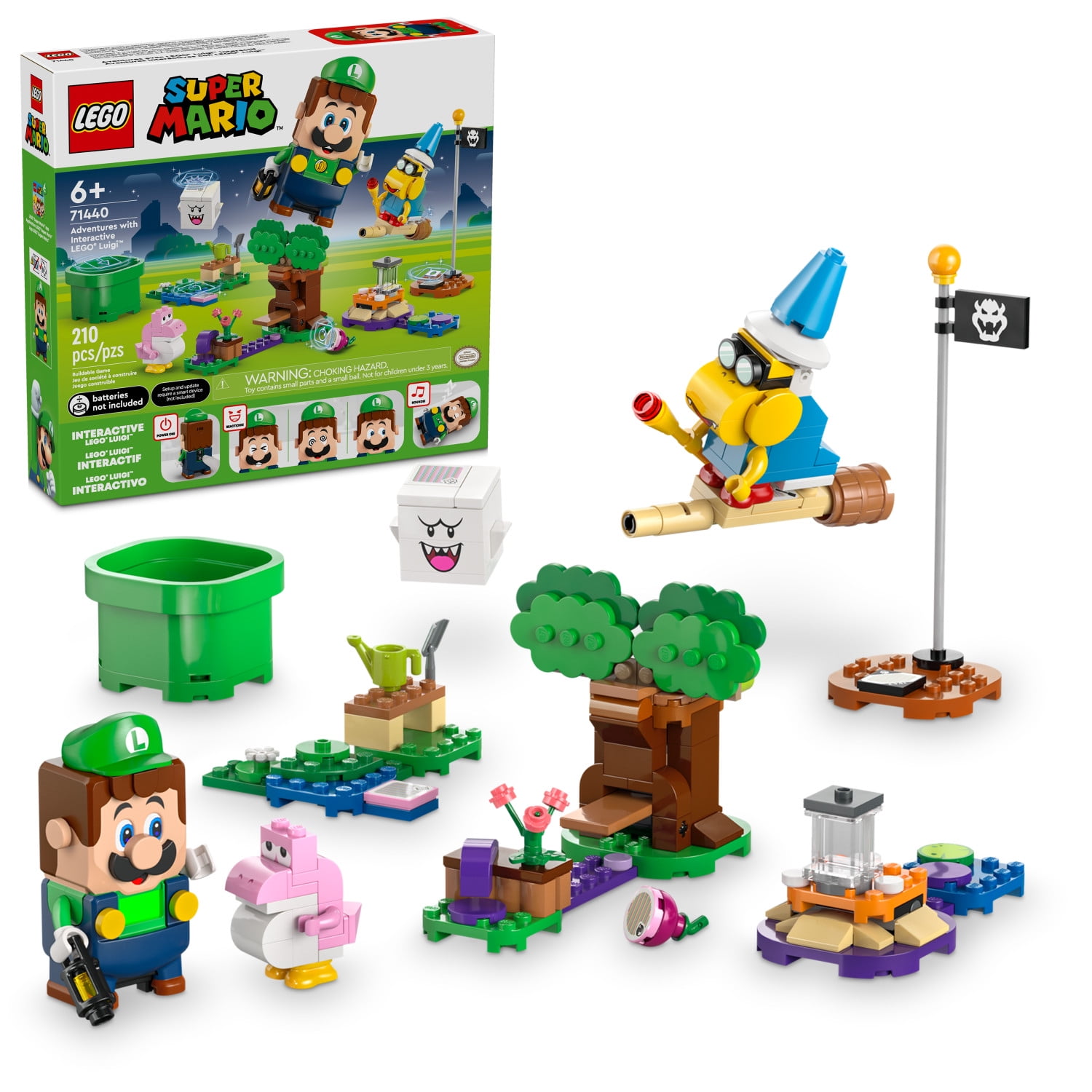 LEGO Super Mario Adventures with Interactive LEGO Luigi Toy Playset, Nintendo Gift, Super Mario Toys, 71440