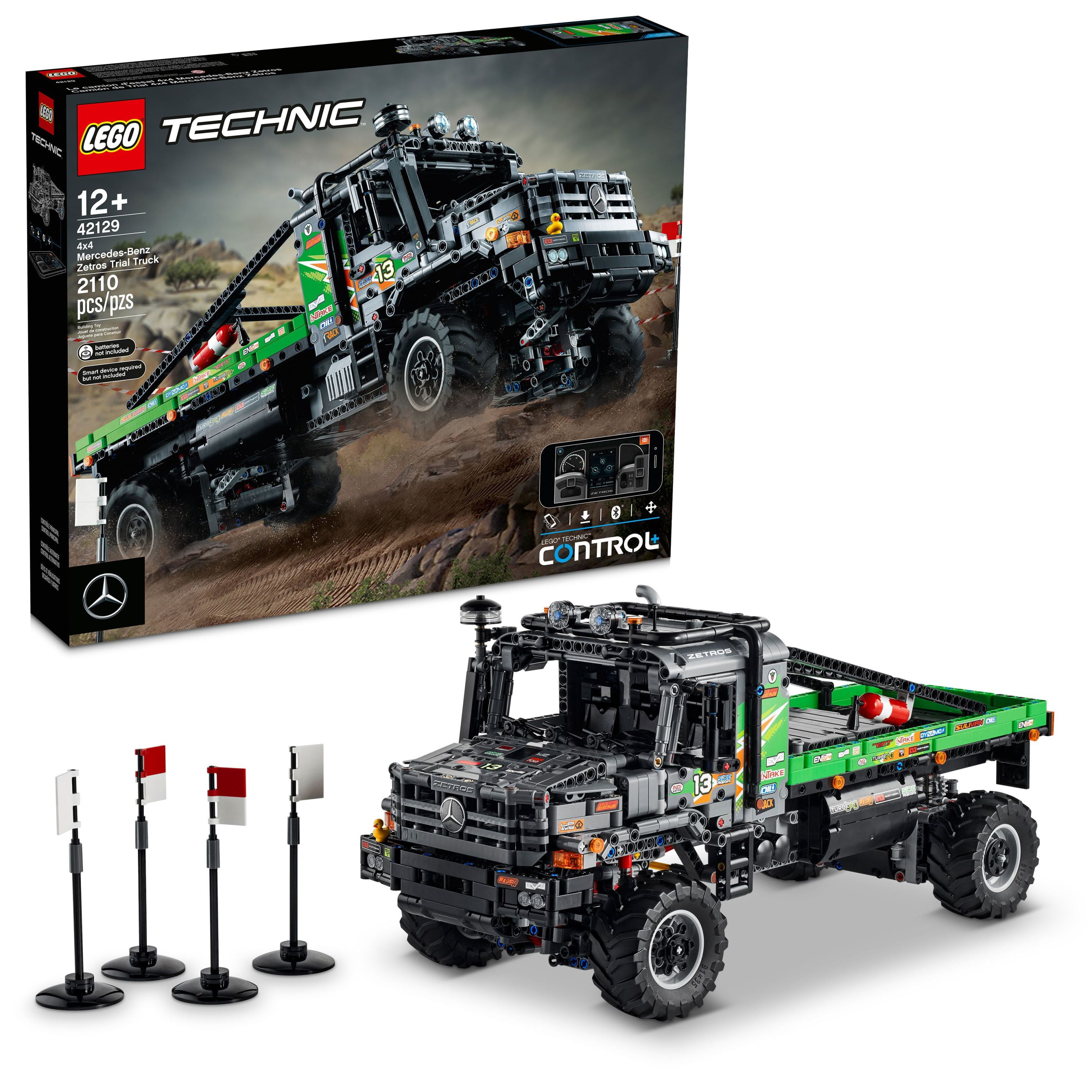 LEGO Technic 4x4 Mercedes-Benz Zetros Trial Truck 42129 Building Toy (2,110 Pieces)
