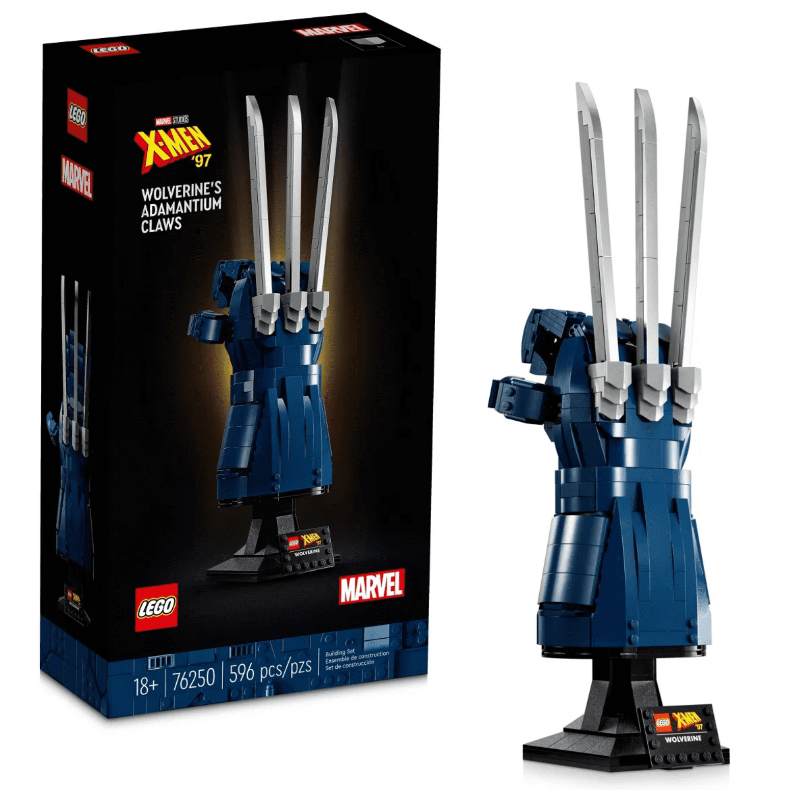 LEGO 76250 Marvel Wolverine's Adamantium Claws Collectible Building Kit; X-Men Glove