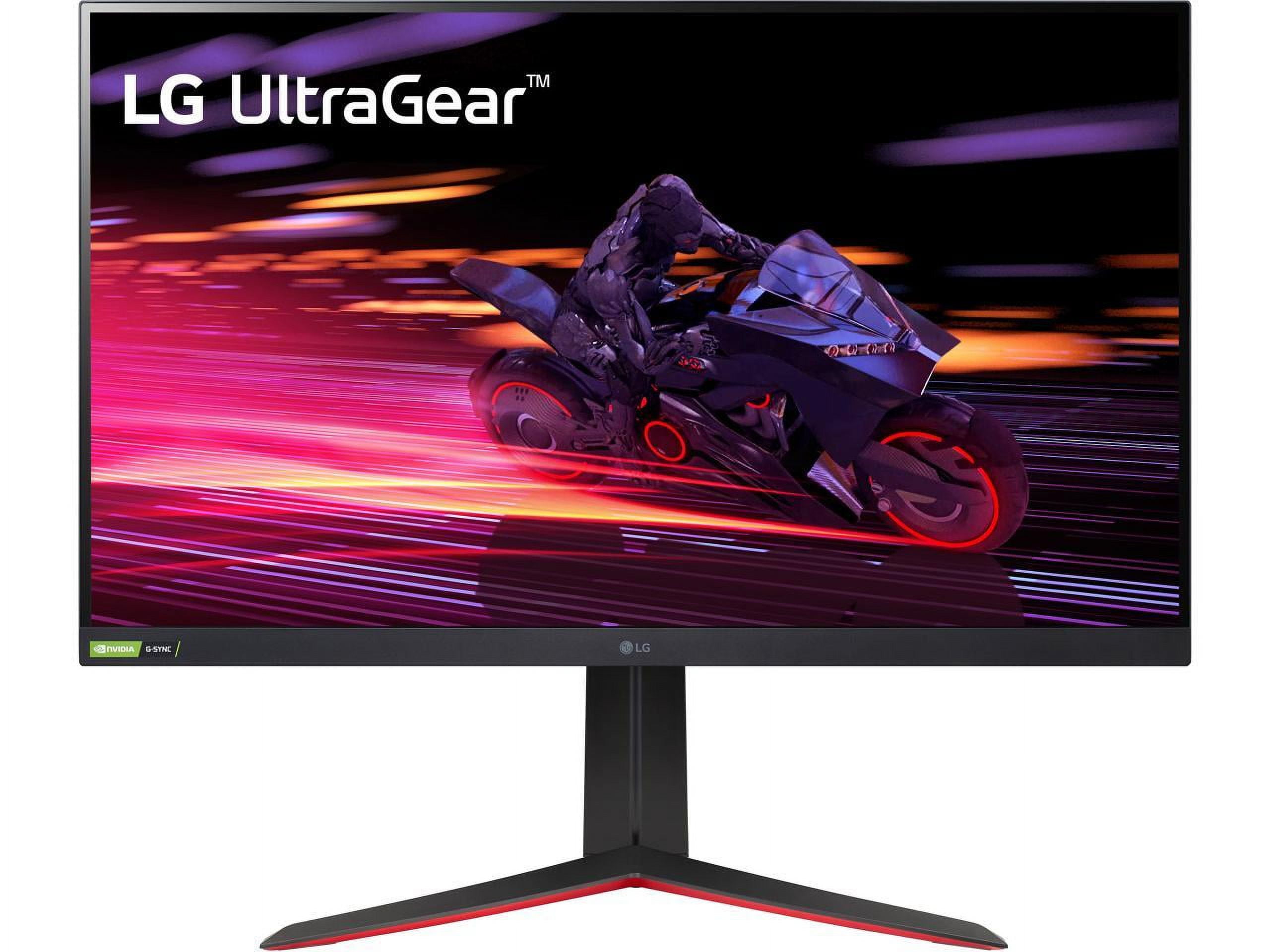 LG 32" 165 Hz IPS QHD Gaming Monitor FreeSync Premium & G-Sync Compatible 2560 x 1440 (2K) sRGB 99% (CIE1931) UltraGear 32GP750-B