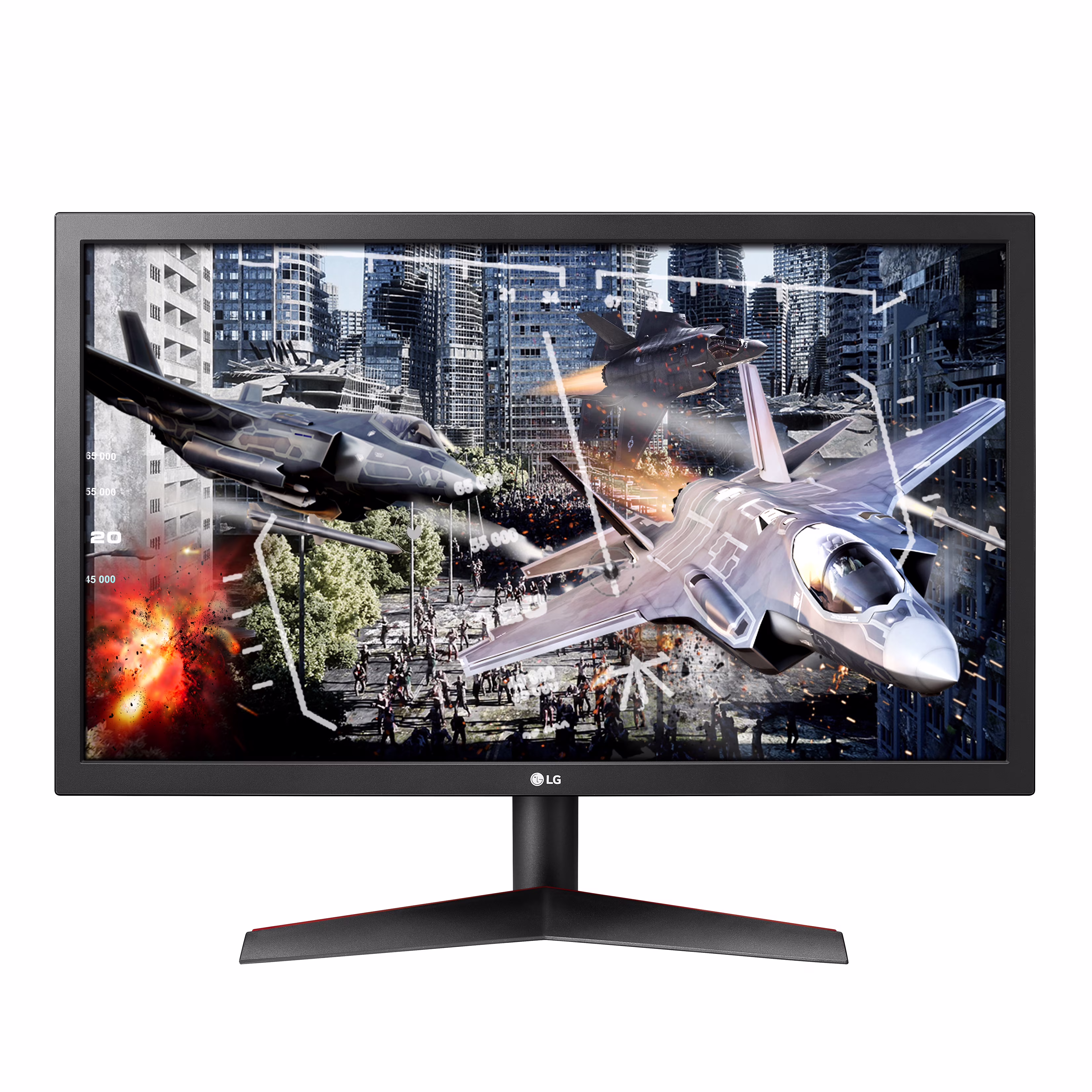 LG 24" 1920x1080 HDMI DP 144hz 1ms TN FHD Gaming Monitor - 24GN50W-B