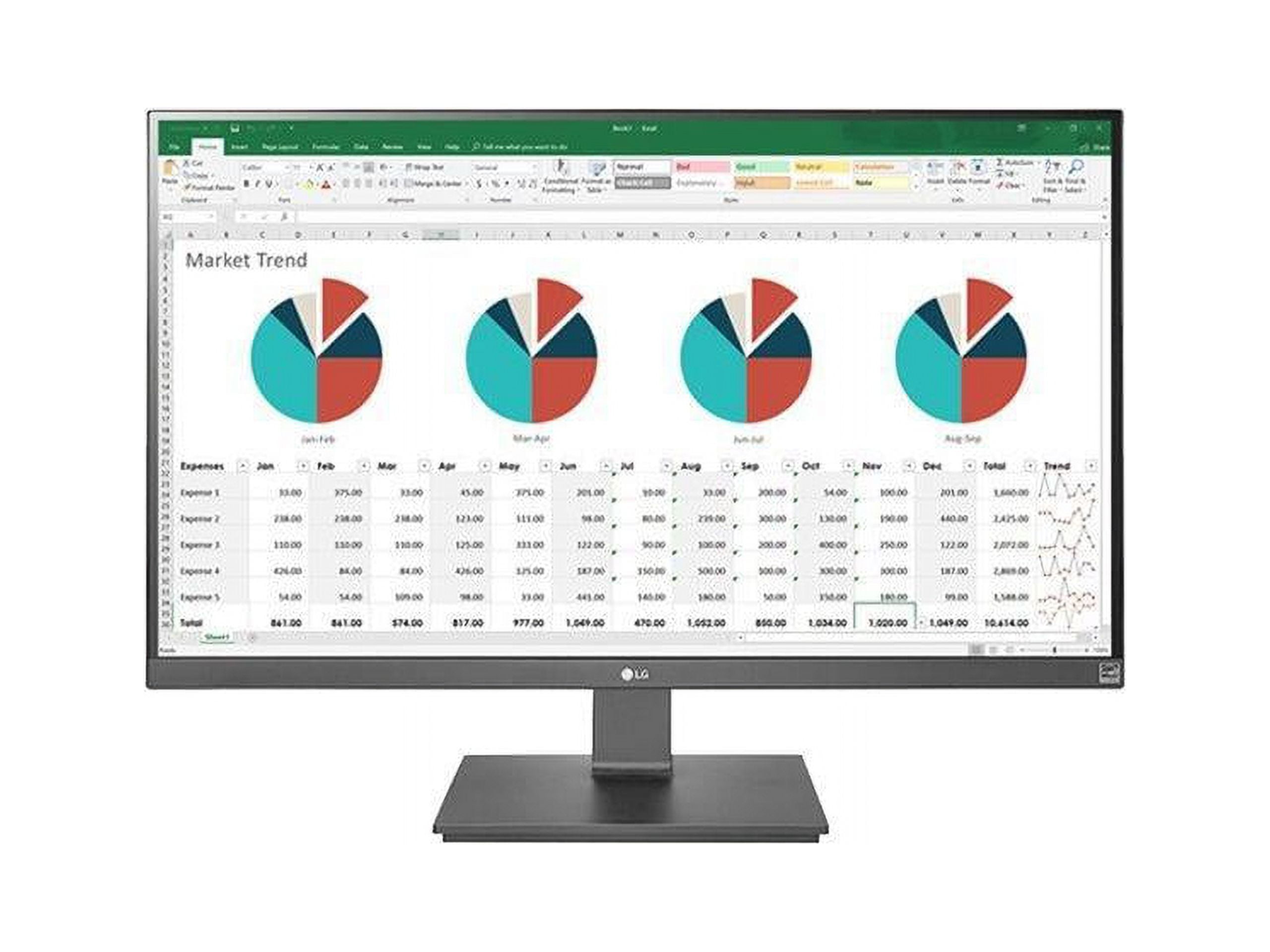 LG 27'' LG 4K UHD Monitor for Business with Ergonomic Stand