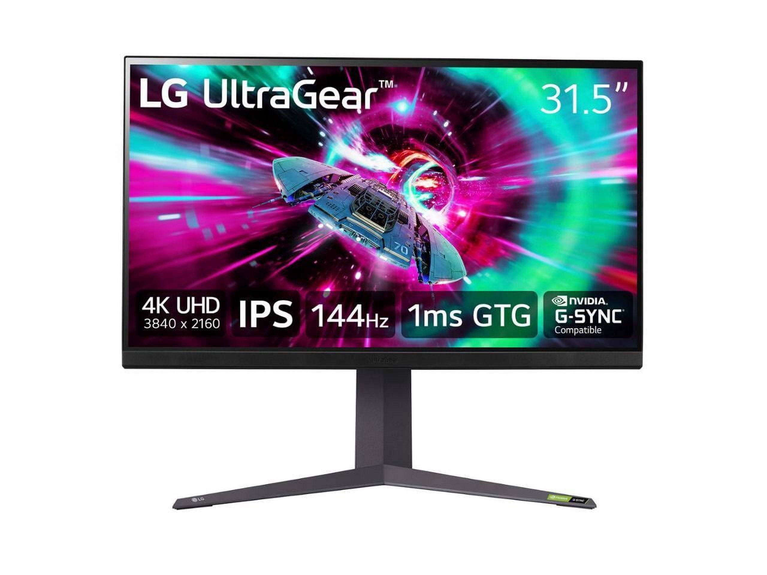 LG 32GR93U-B 32" UltraGear UHD 1ms 144Hz Gaming Monitor with NVIDIA G-SYNC