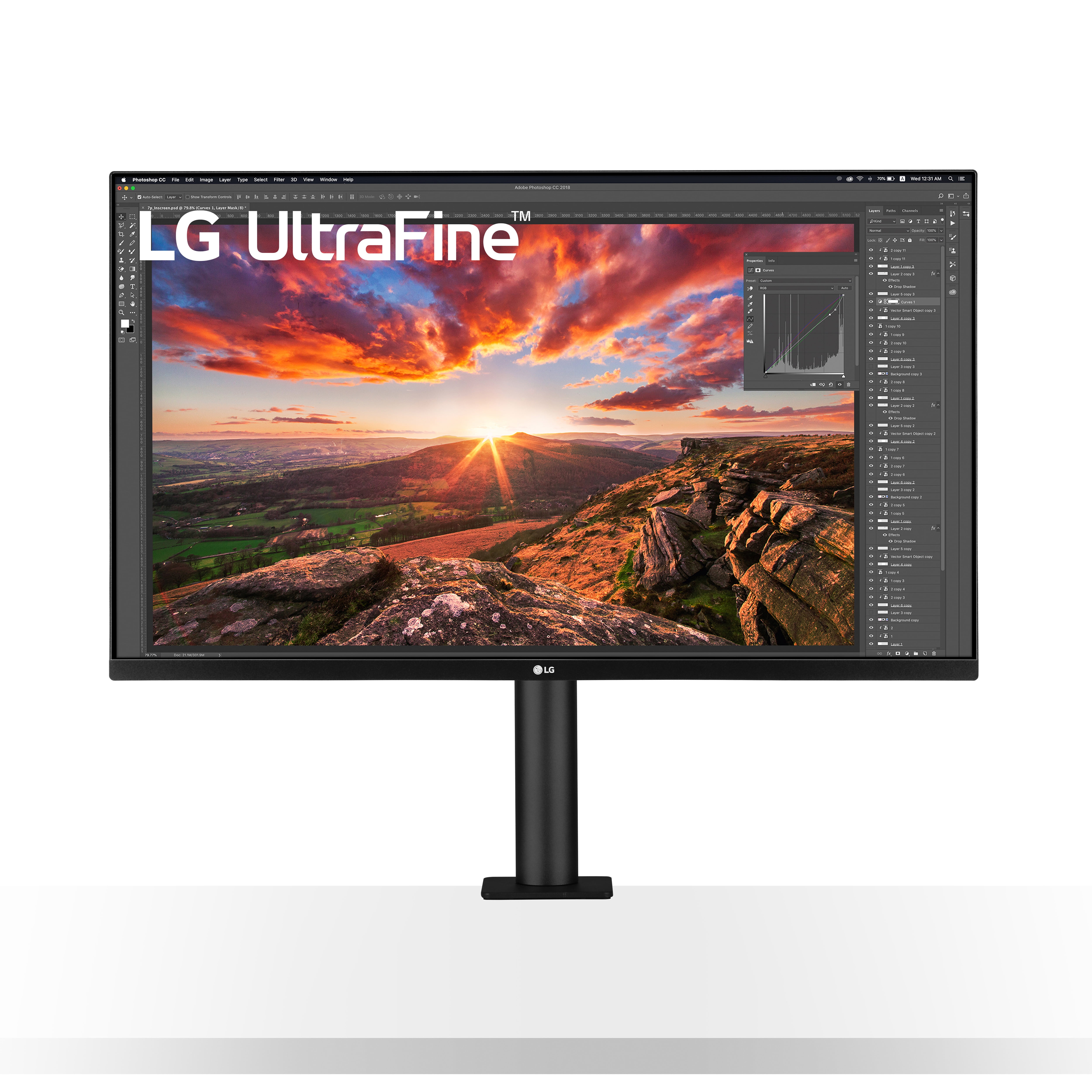 LG 32in. UltraFine UHD IPS USB-C HDR Monitor with ErgoStand
