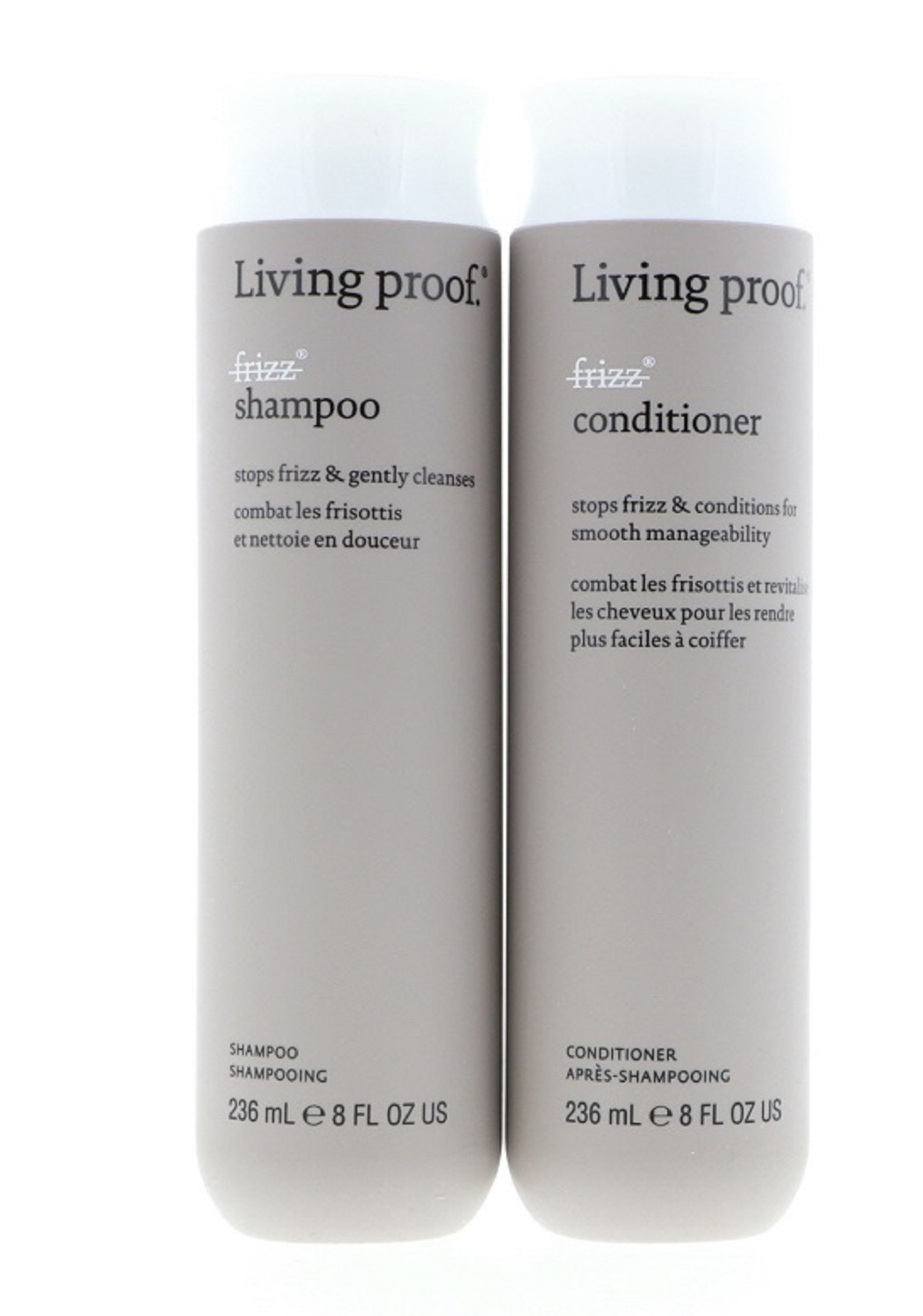 Living Proof No Frizz Shampoo 8 oz , No Frizz Conditioner 8 oz Set