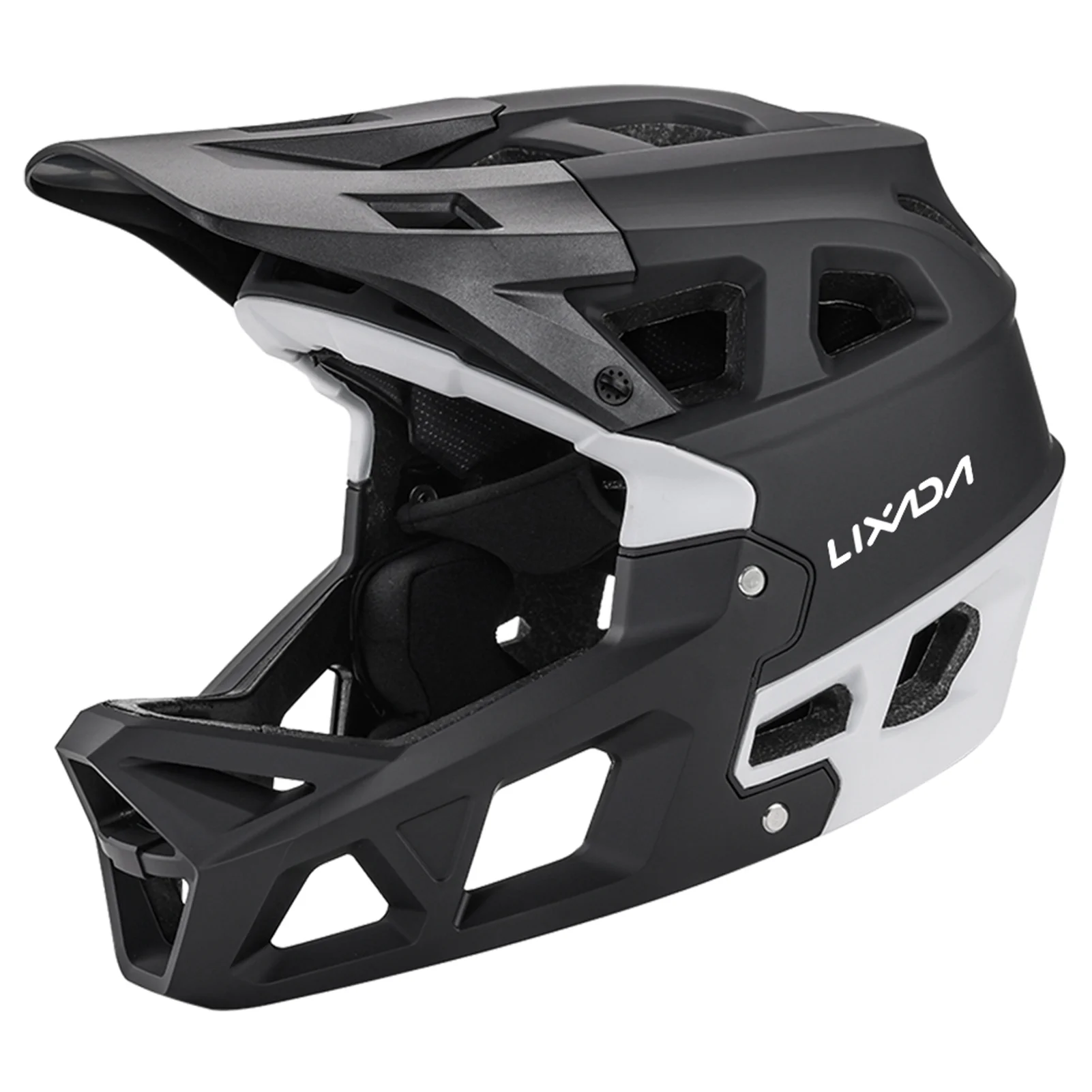 Lixada Full Face Mountain Bike Helmet Safety Headgear Adult Racing Downhill MTB
