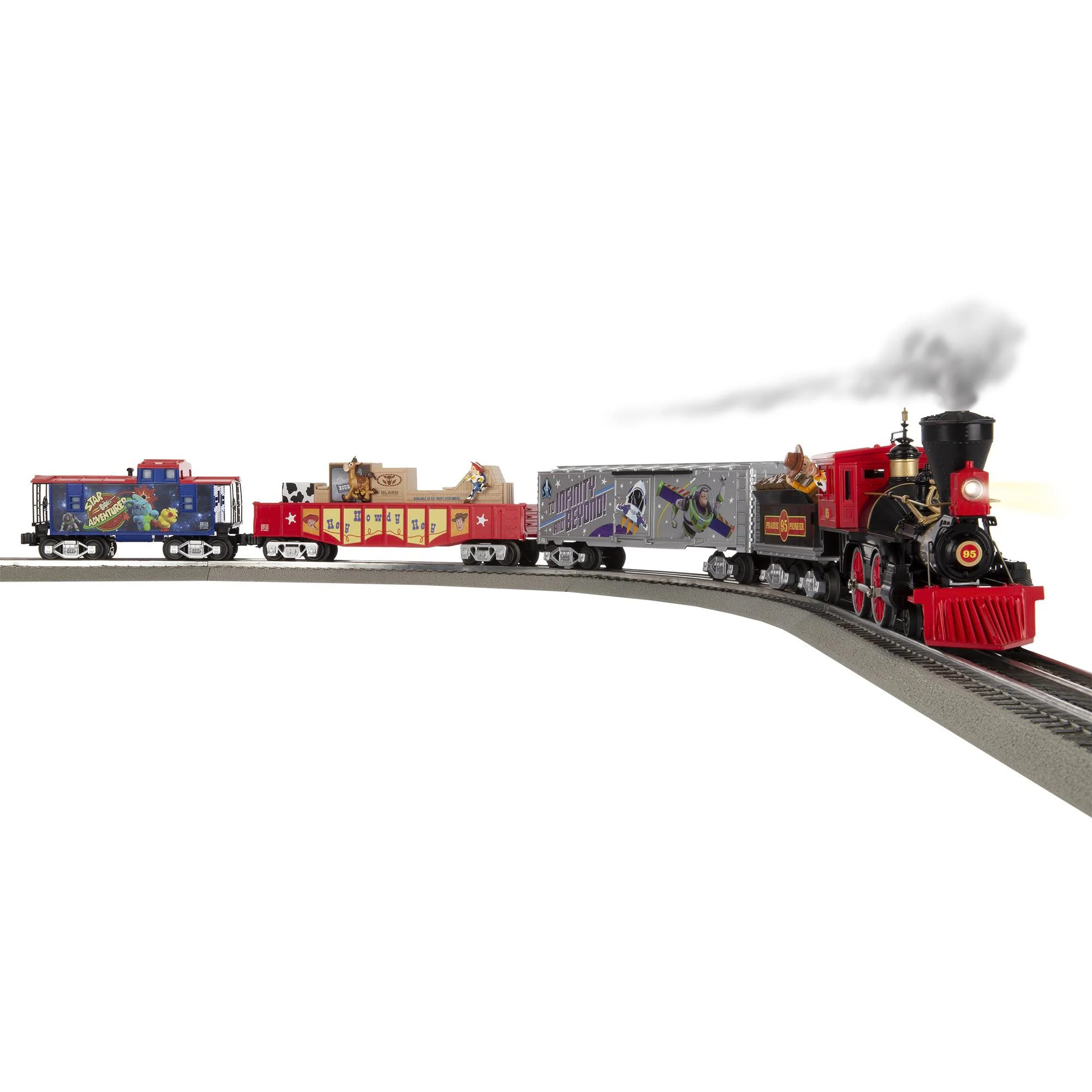 Lionel Disney Pixar Toy Story Electric O Gauge Model Train Set with Remote and Bluetooth Capability