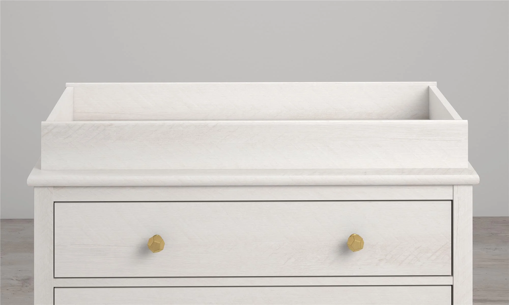 Little Seeds Monarch Hill Poppy Changing Table Topper, Ivory Oak