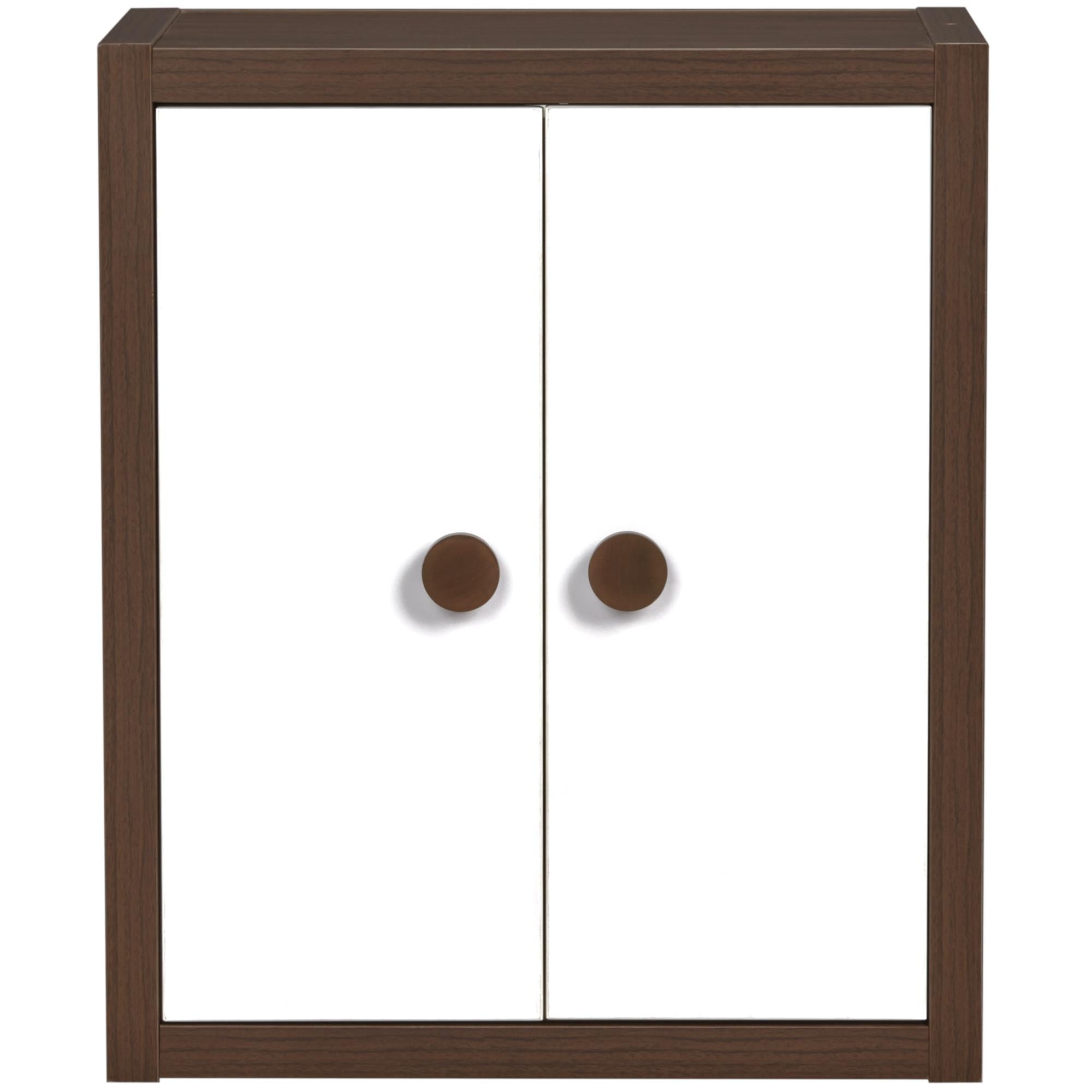 Sierra Ridge Terra Modular Bookcase with Doors, White