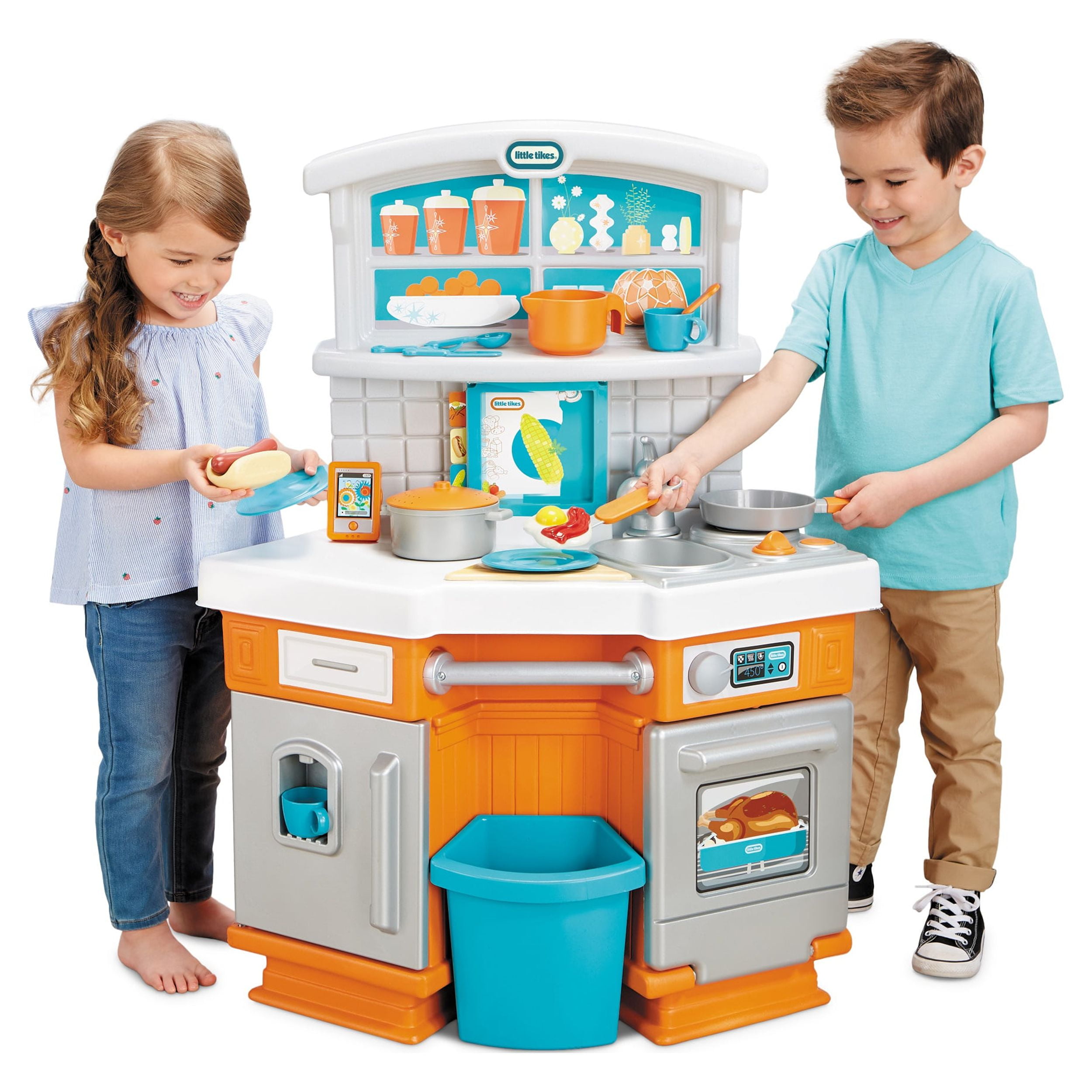 Little Tikes Home Grown Kitchen Set - Role Play Realistic Kid Playset