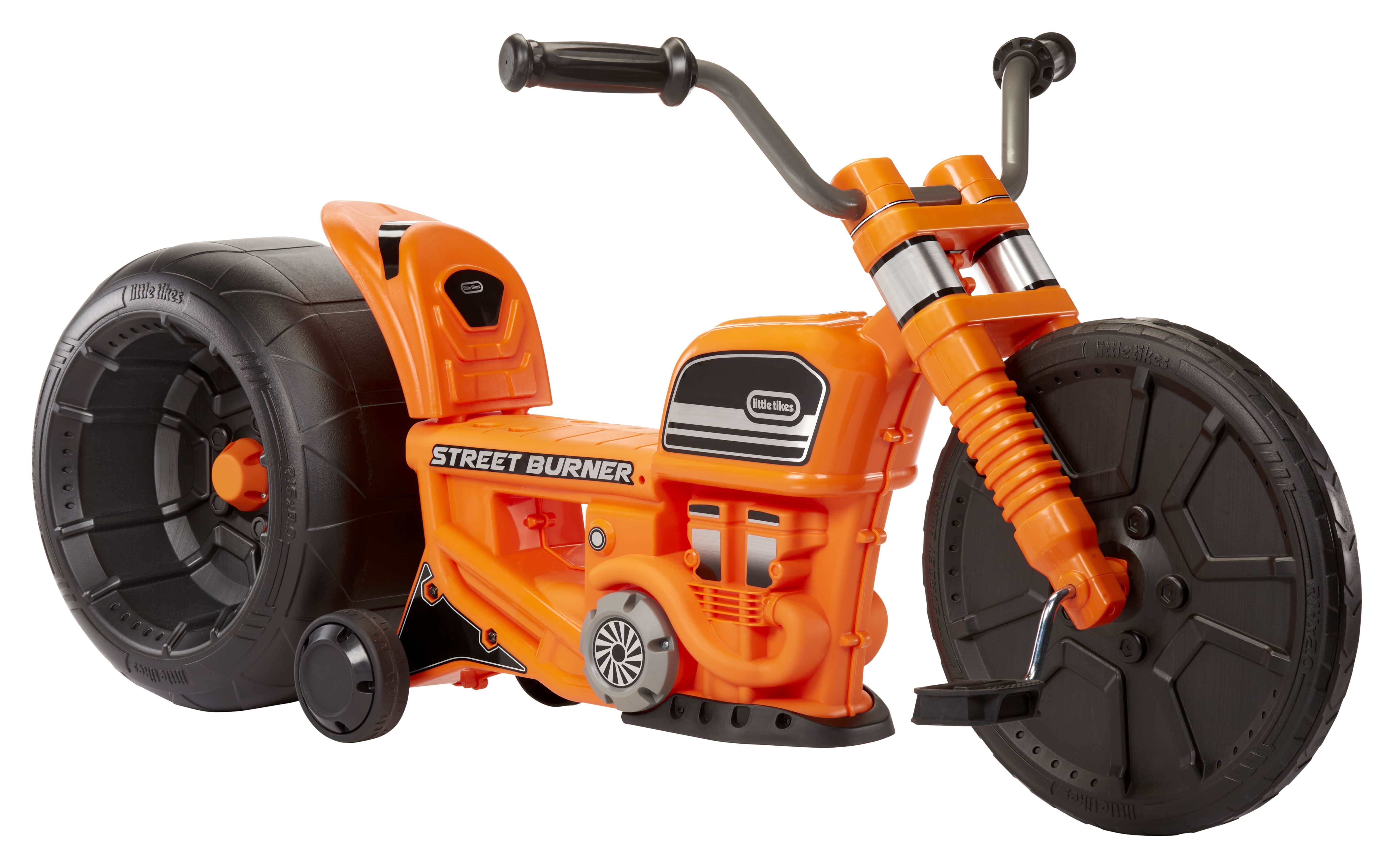 Little Tikes Street Burner with Adjustable Seat, Removable Training Wheels
