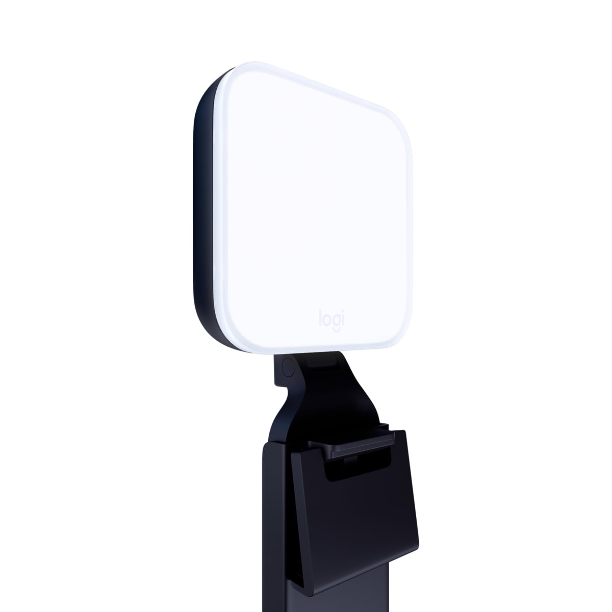 Logitech Litra Glow Premium LED Streaming Light with TrueSoft - Computer lighting for video conferencing, Graphite