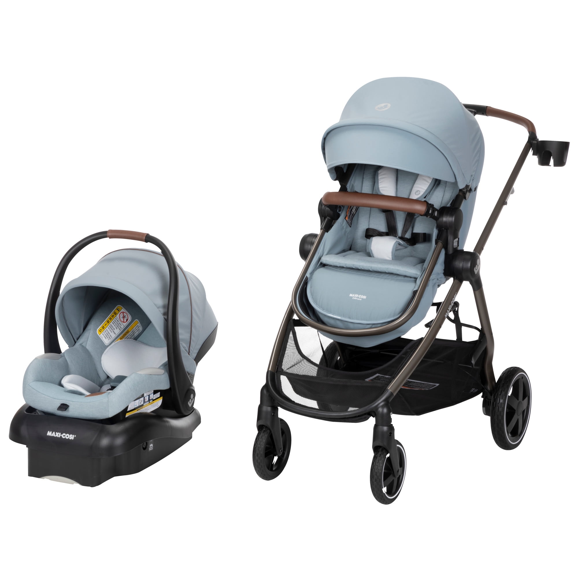 Maxi-Cosi Zelia² Luxe 5-in-1 Modular Travel System, New Hope Grey