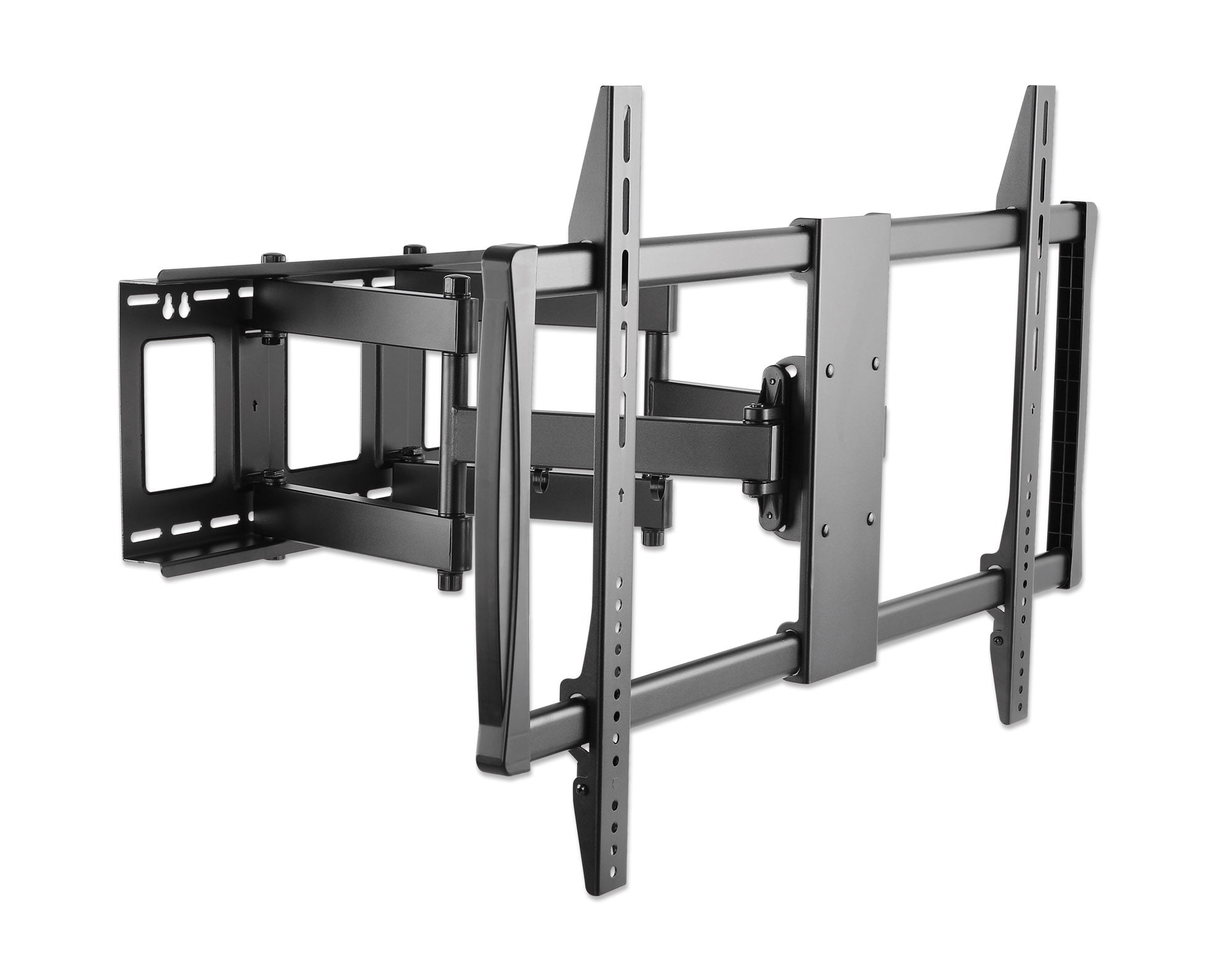 Manhattan Universal LCD Full-Motion Large-Screen Wall Mount, for 60" to 100" | Up to 176 lbs. | Tilt, Swivel and Level; Black