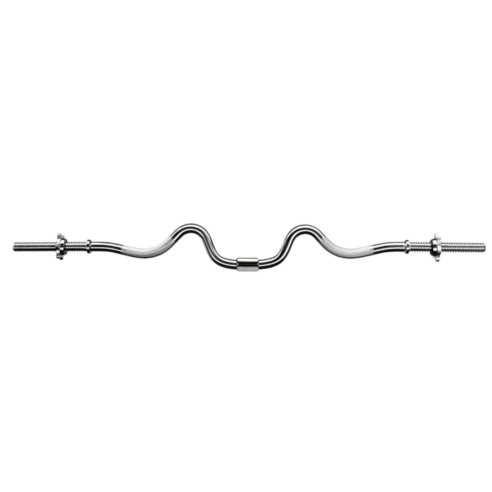 Marcy Apex 2-Piece Standard Chrome Super Curl Bar: SCB-248