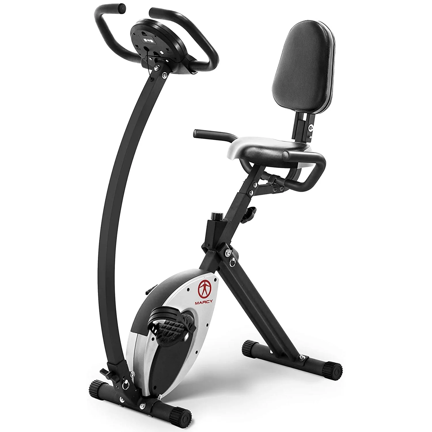 Marcy Foldable Exercise Bike With High Back Seat NS-653