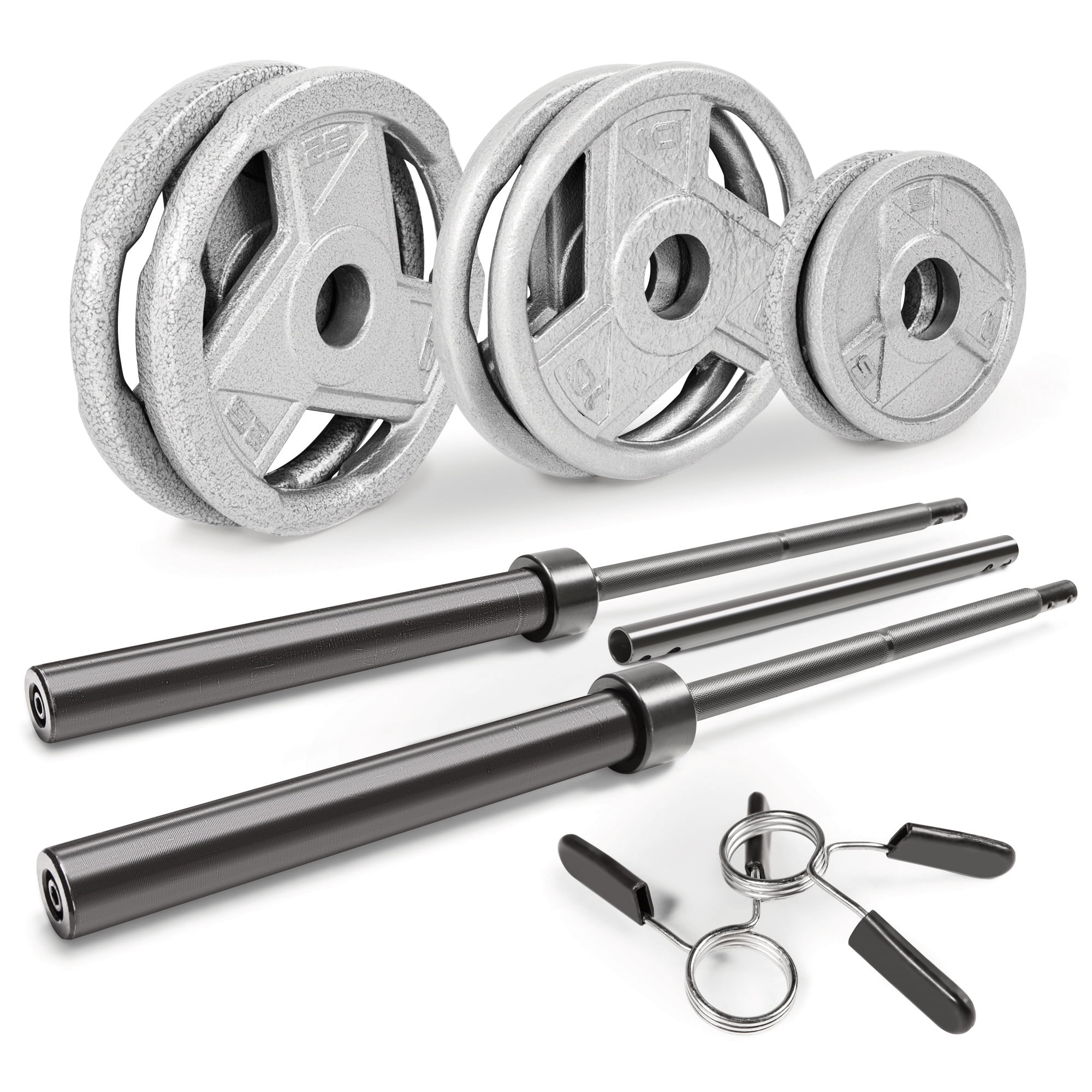 Marcy 110 lbs. Olympic Weight Set 86" Bar MCW-110