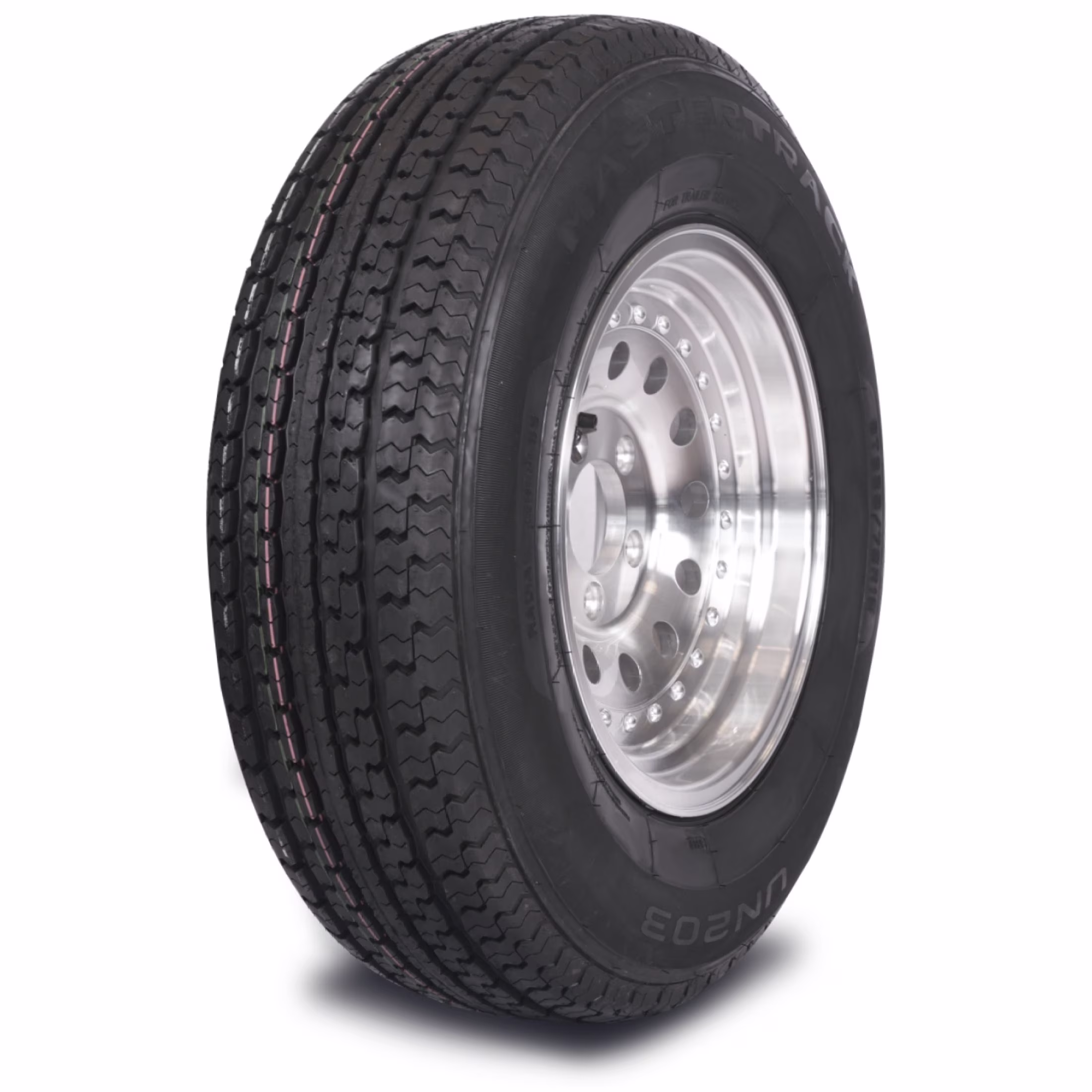 Mastertrack UN203 Radial Trailer ST225/75R15 225/75R15 8 Ply 113/108M D Trailer Tires (No Wheels)