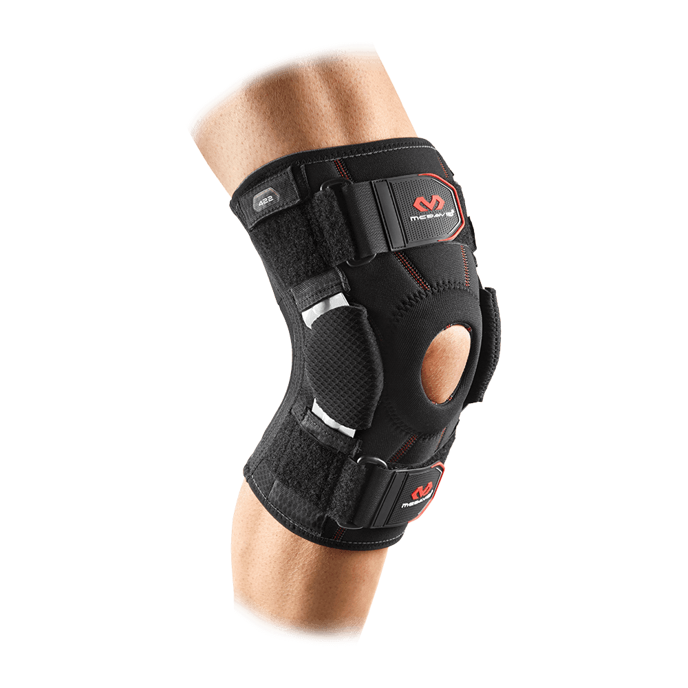 McDavid MD422 Knee Brace w/Dual Disk Hinges, Adult S, BLACK