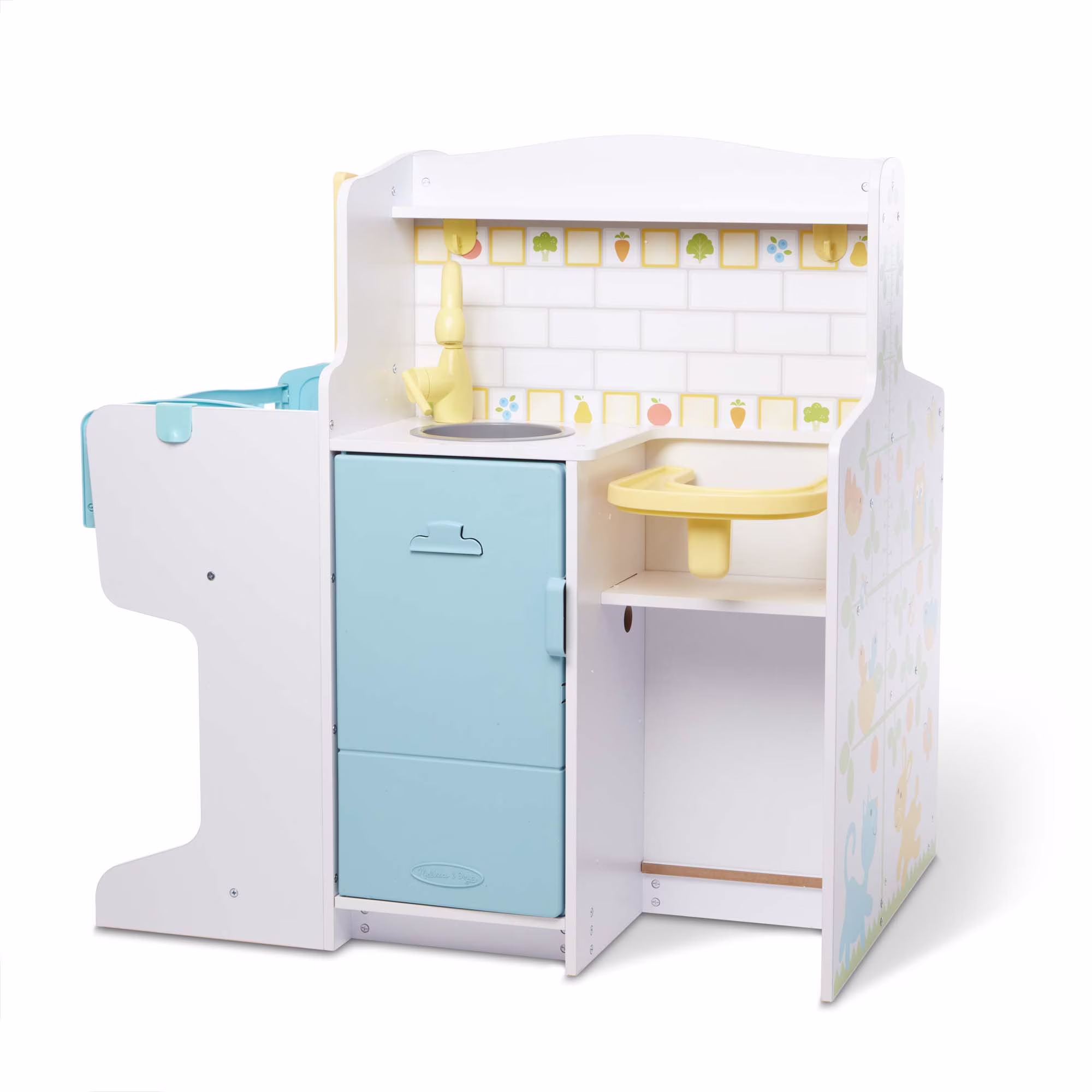 Melissa & Doug Mine to Love Baby Care Activity Center for Dolls - Kitchen, Nursery, Bathing-Changing