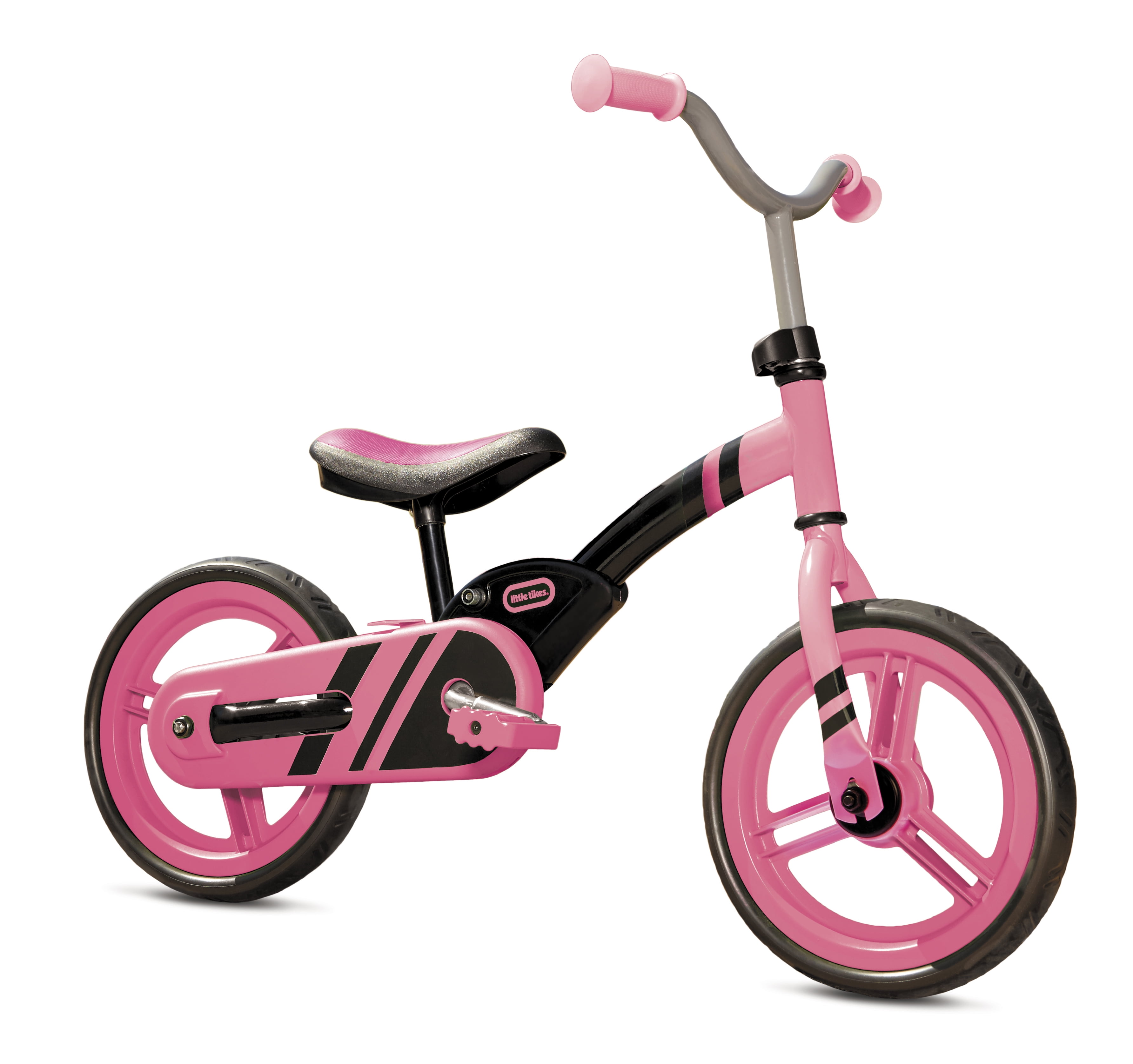 My First Balance to Pedal Pink Training Bike Kids, Ages 2-5 Years, 12 inch